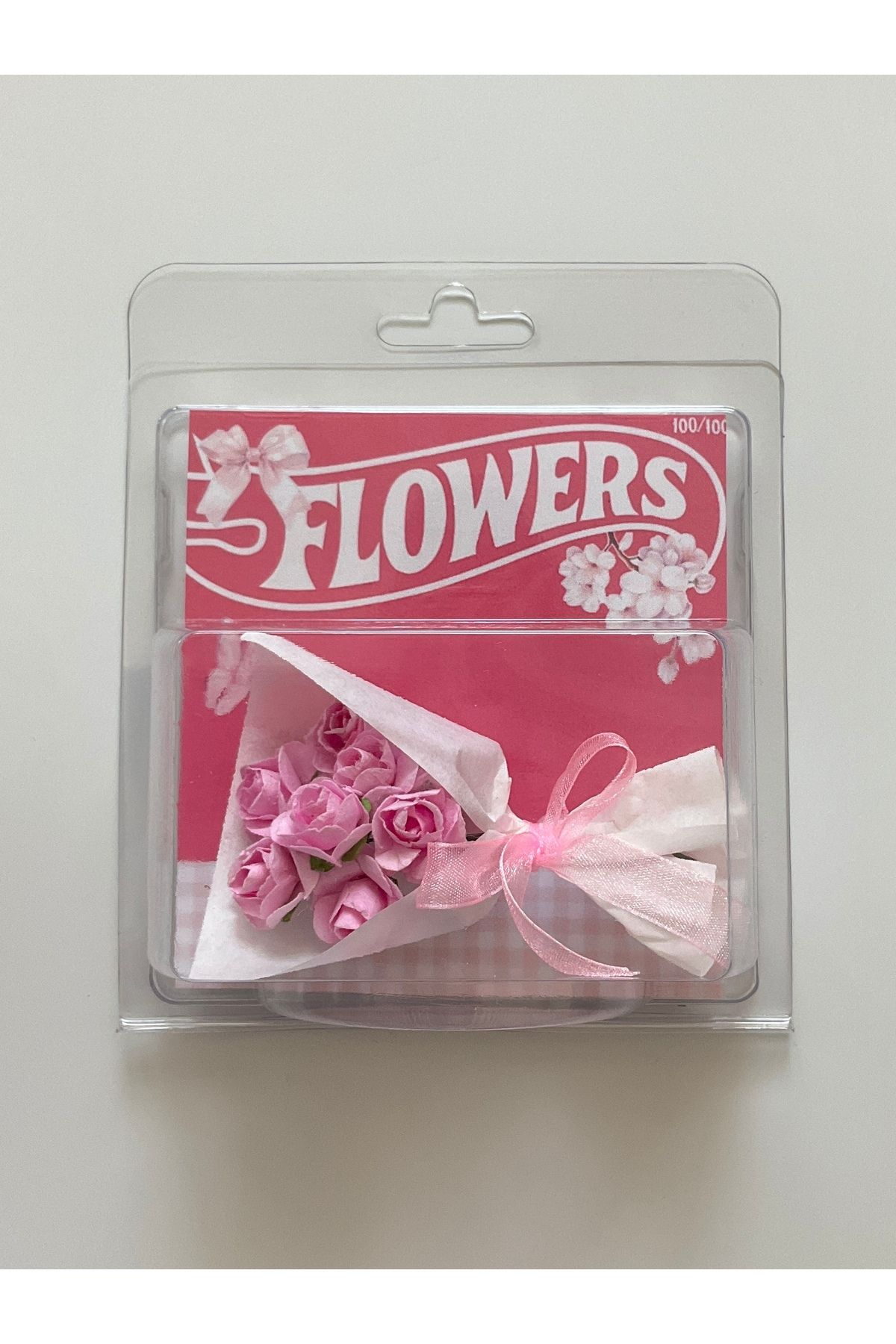 AccSWEN hediyelik pembe solmayan çiçek buketi hot flowers love flowers çiçek buketi