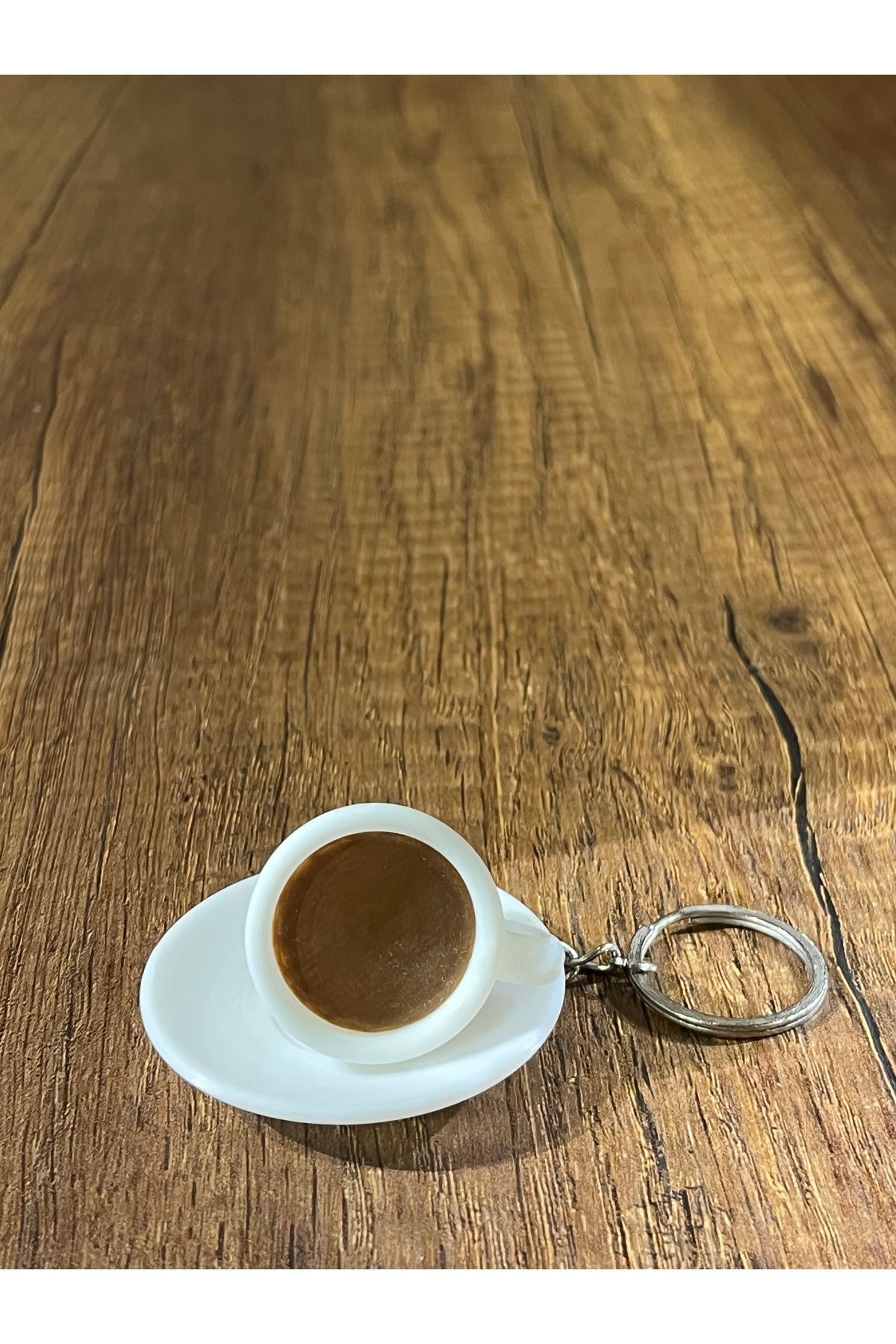 Alp in Alpes Kahve Fincanı Anahtarlık - Dekoratif Mini Fincan Modeli (2 Adet)