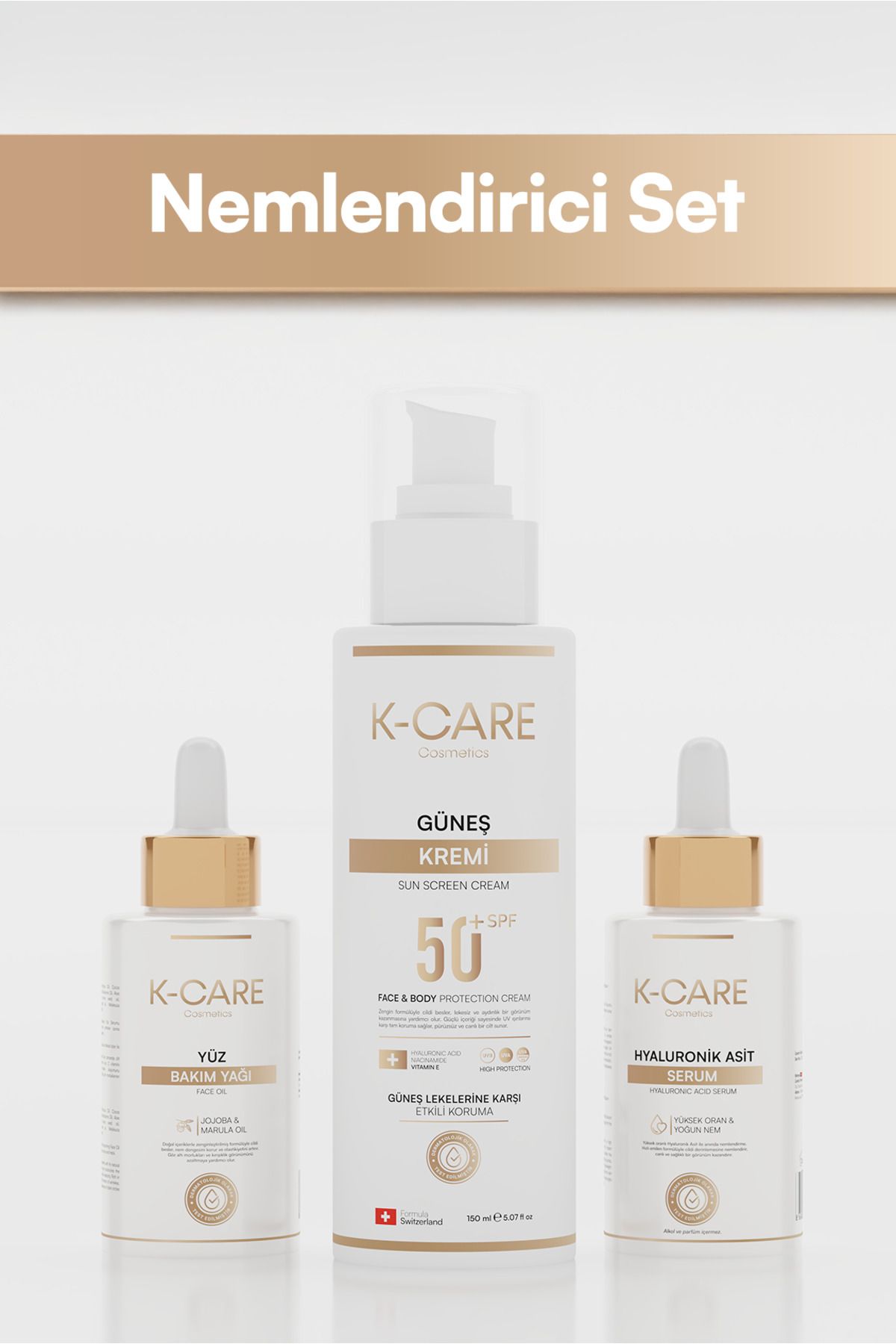 K K-CARE Cosmetics Nemlendirici Cilt Bakım Seti