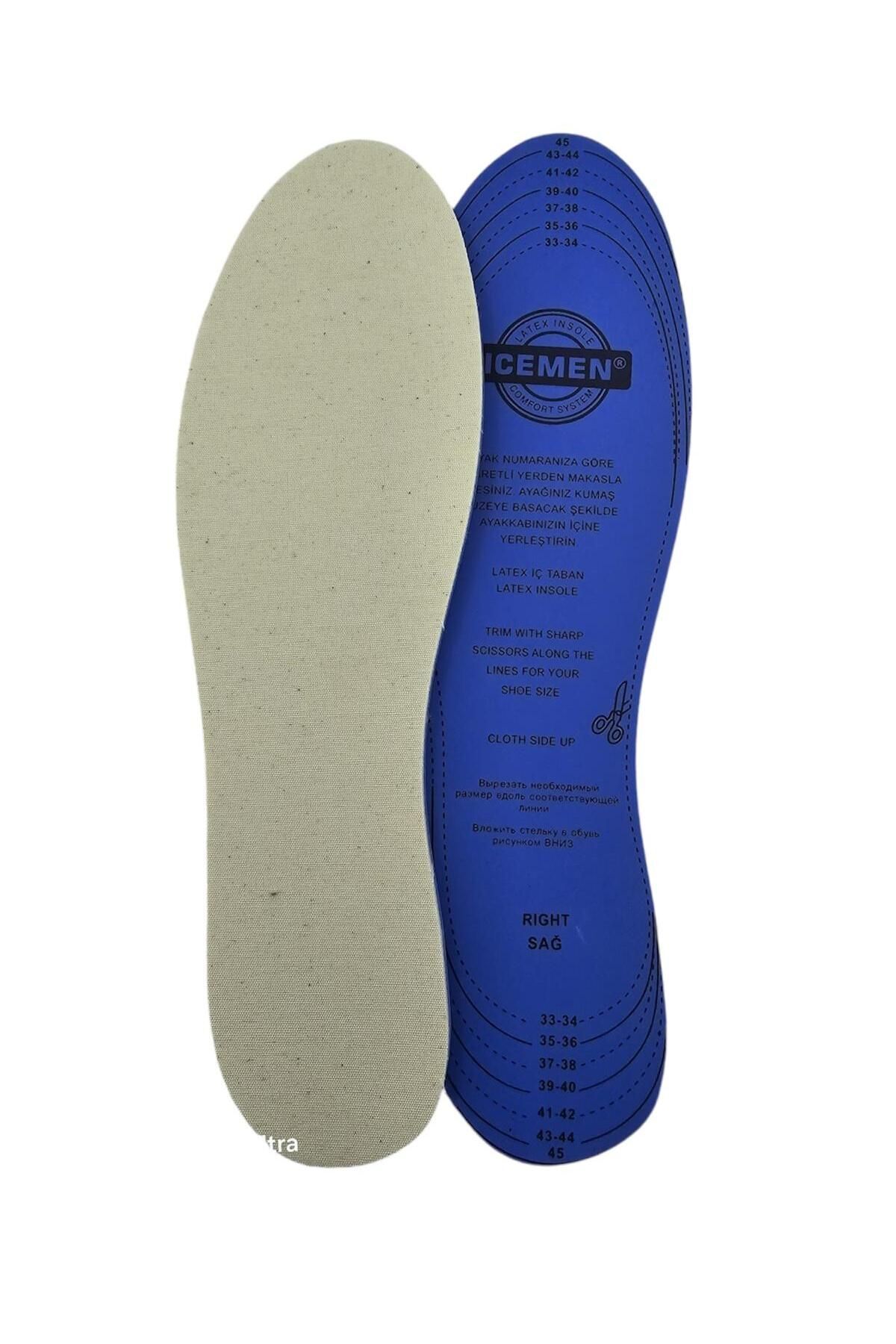 AboutThePerfect Esnek ve rahat kesilebilir latex tabanlık, ayakkabı konforunu artırır