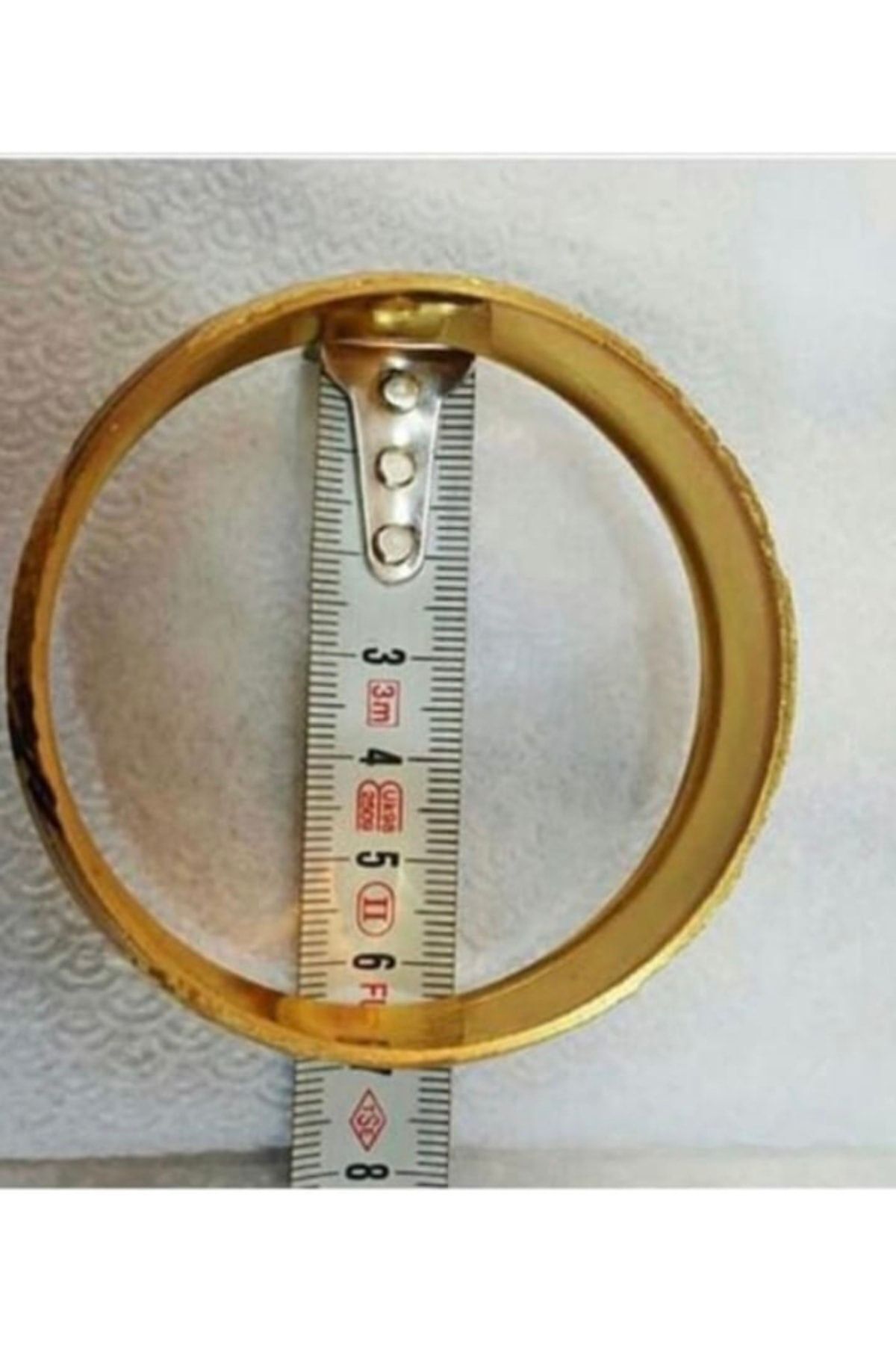 Elit Gold kaplama  22 Ayar Altın Kaplama 1.5 Cm Düz Çizgi Bilezik Tek Adet Fiyatıdır (İADE YOKTUR) - Görsel 3