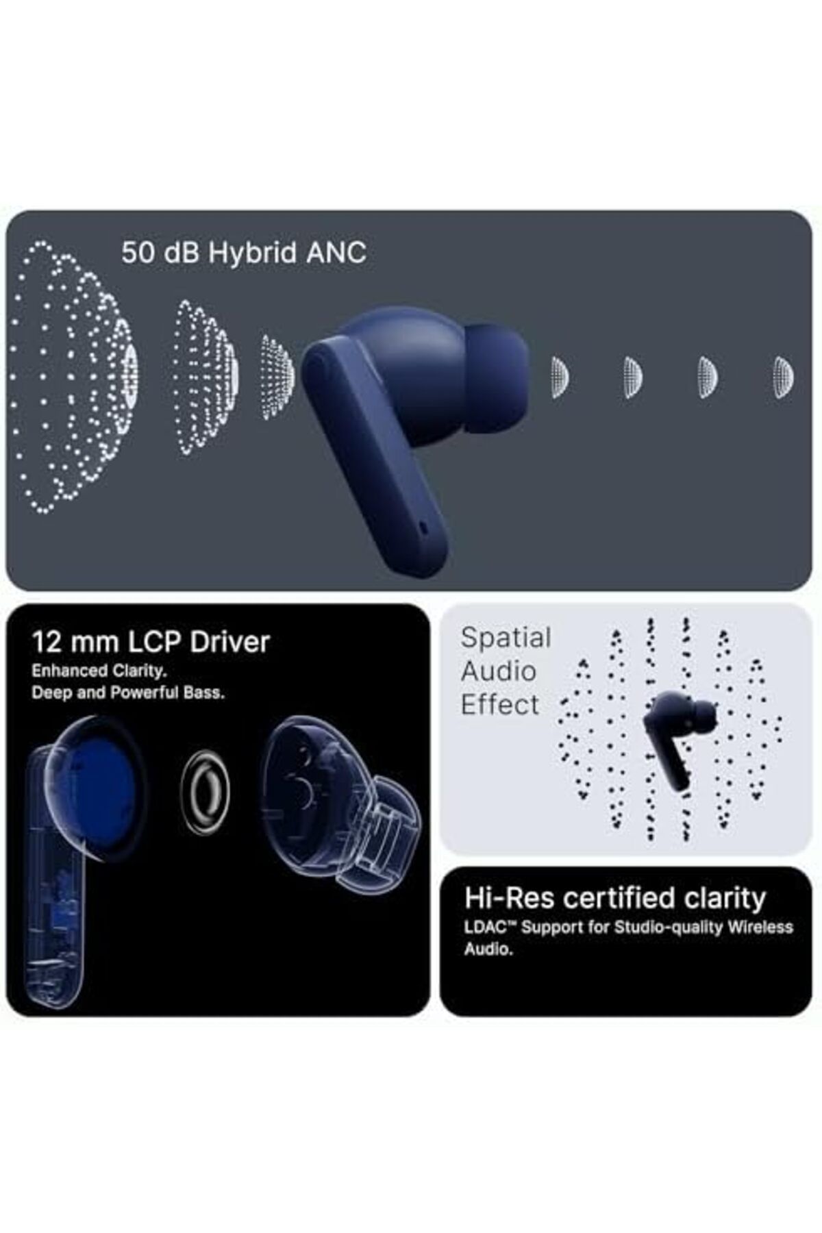 cmf by NOTHING-CMF Buds 2 Plus 2025 New Wireless Earbuds Adaptive Noise Cancelling, Hi-Res Audio Bluetooth Headphon 8