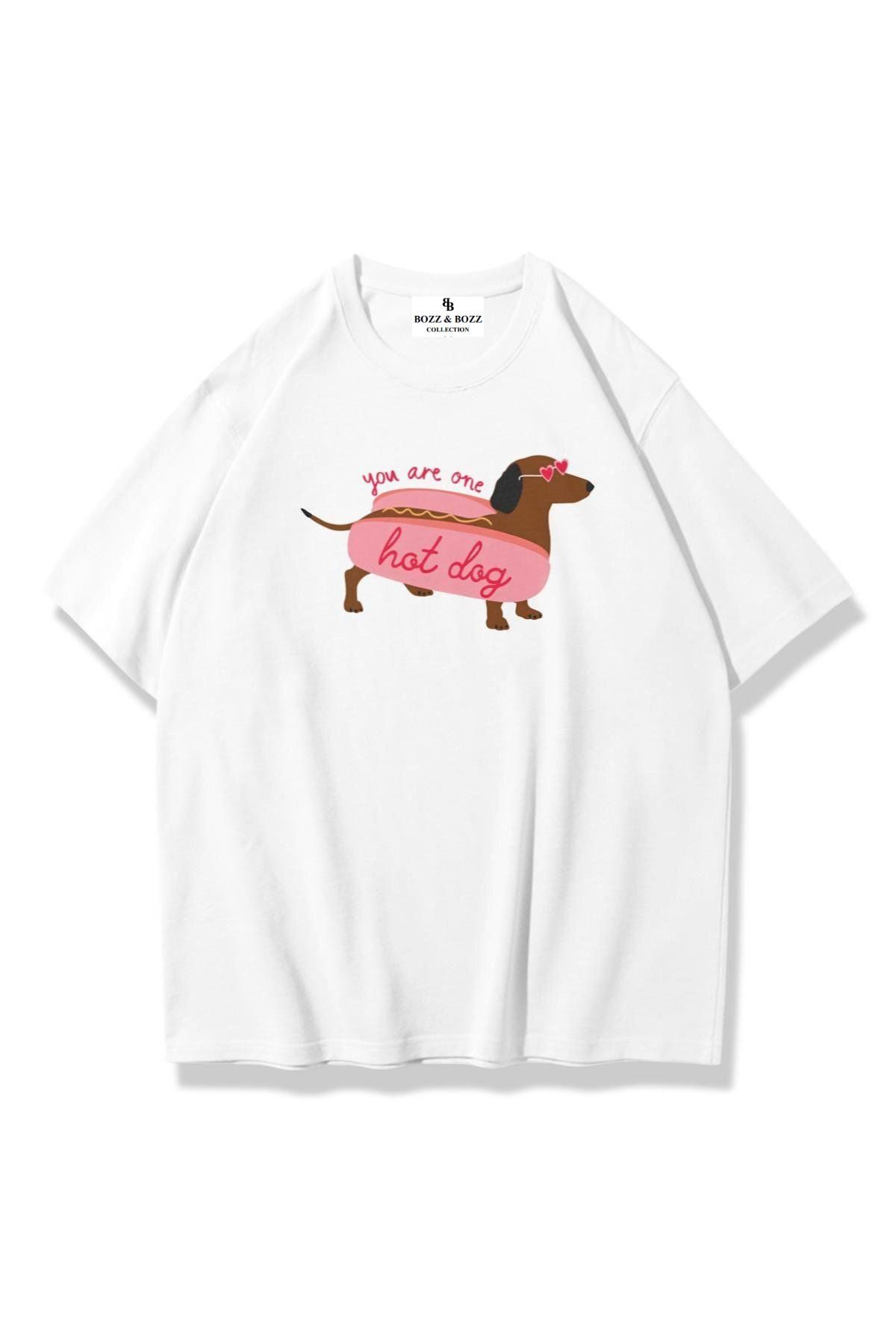 Bozz&Bozz Collection Unisex Oversize Hotdog T-shirt
