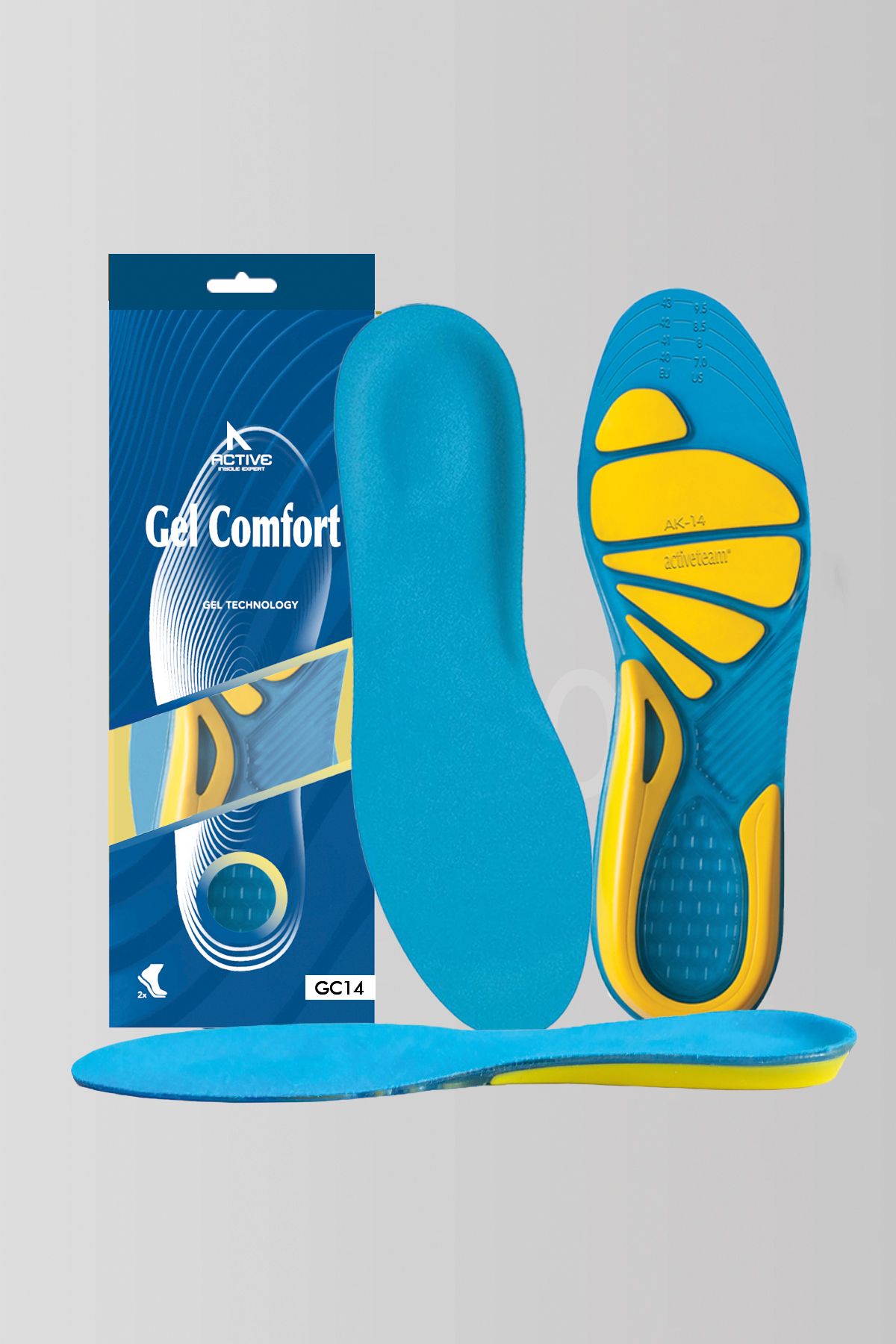 AboutThePerfect Yumuşak Jel İç Tabanlık, Günlük ve Spor Ayakkabılar İçin Konforlu Destek