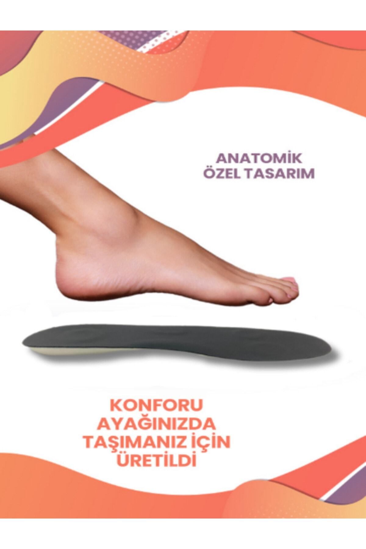 AboutThePerfect Konforlu deri tabanlık, ayakkabı destek ve rahatlık sağlar