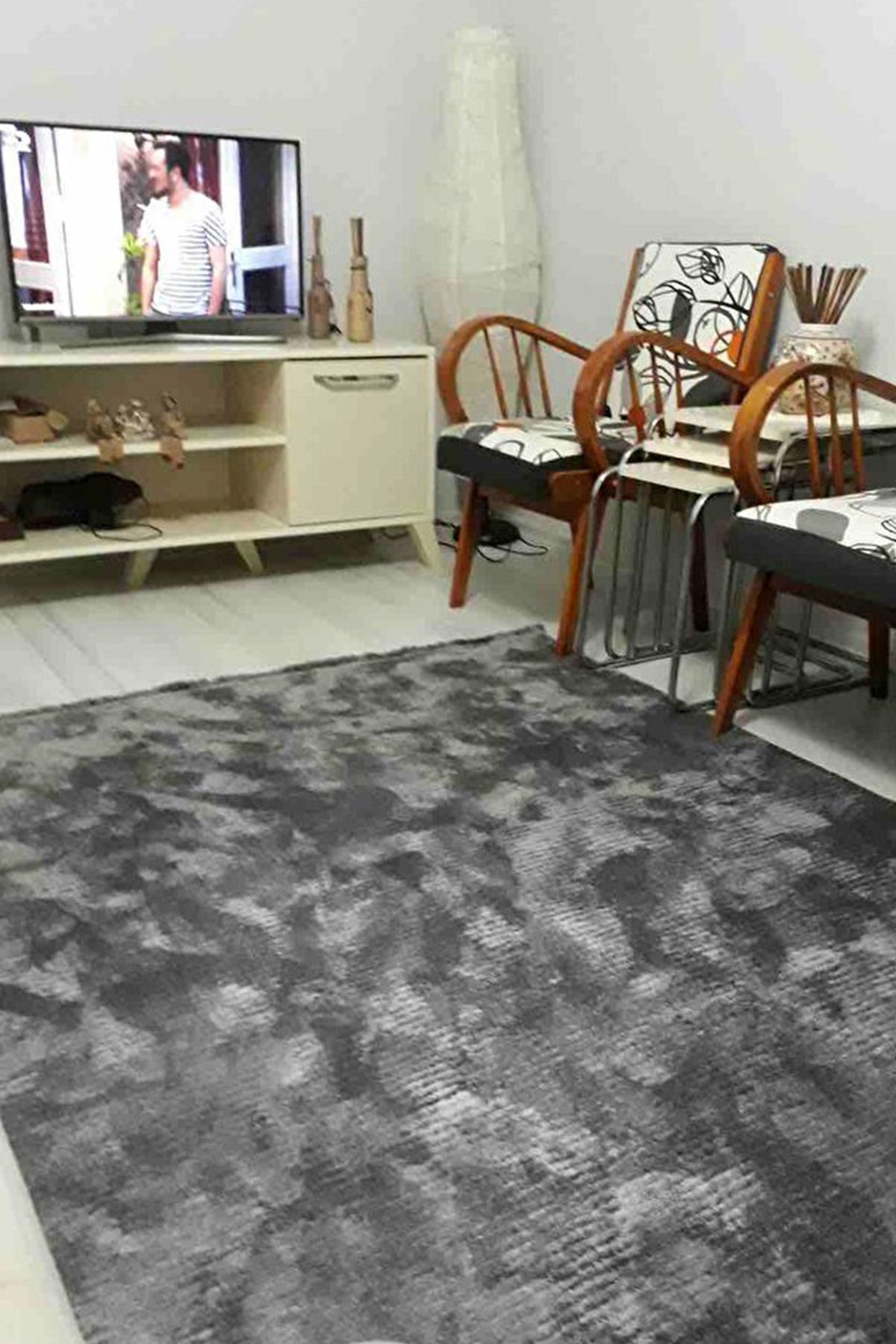 Has Halı Solvia 3604 Antrasit - Salon, Koridor (Yolluk), Mutfak, Antre, Yatak ve Oturma Odası Halısı