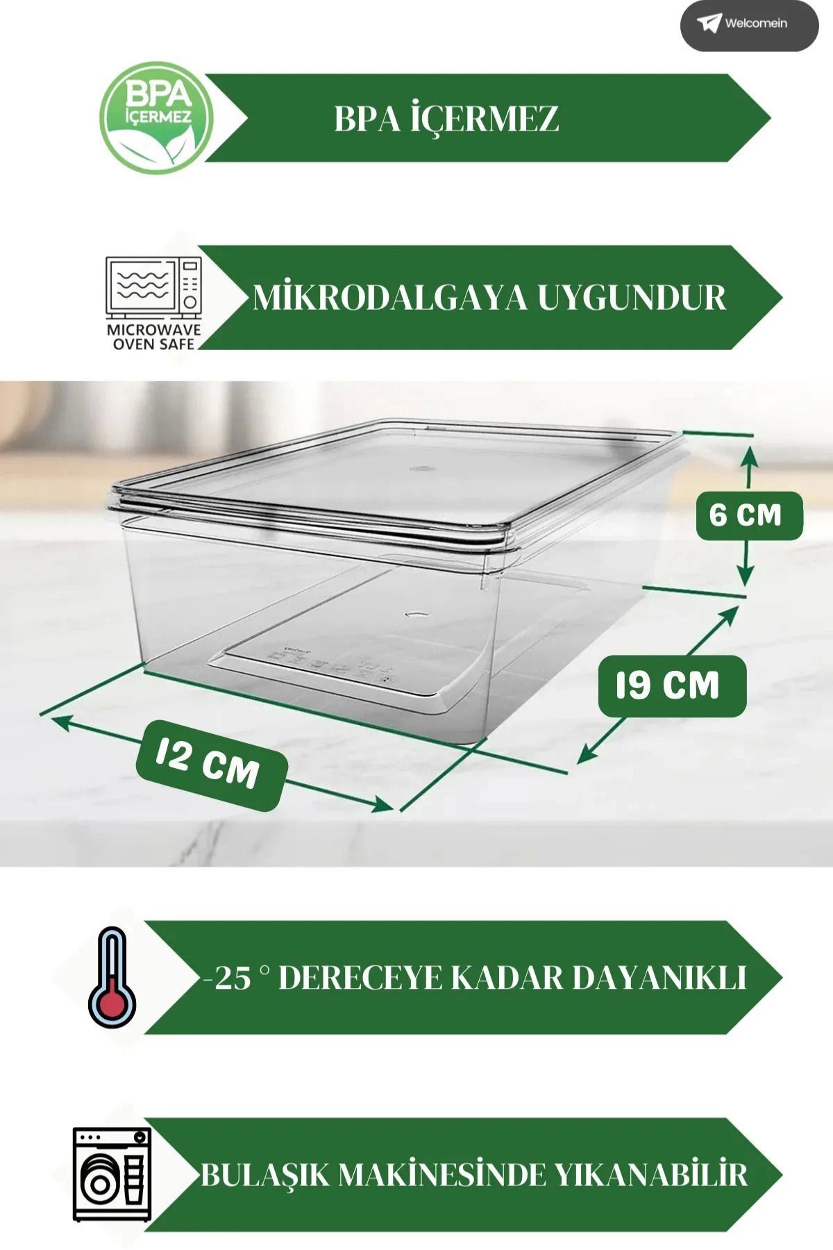 Modafiks 20 Adet 2 Lt. Kendinden Kapaklı Derin Dondurucuya Uygun Buzluk Saklama Kabı Düzenleyici (2000 Ml)
