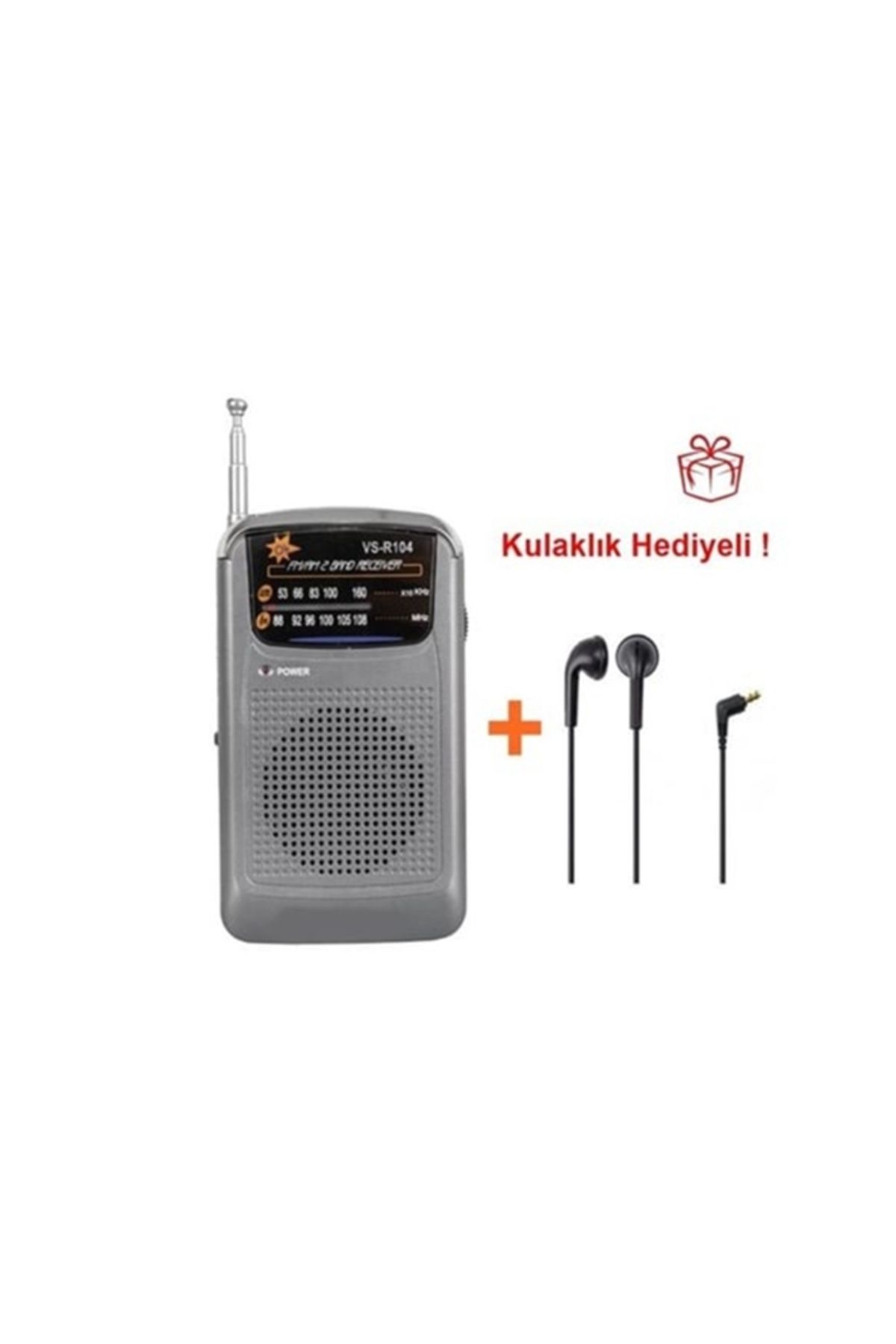 gaman Taşınabilir Pratik Radyo Kulaklık Girişli Nostaljik Radyo