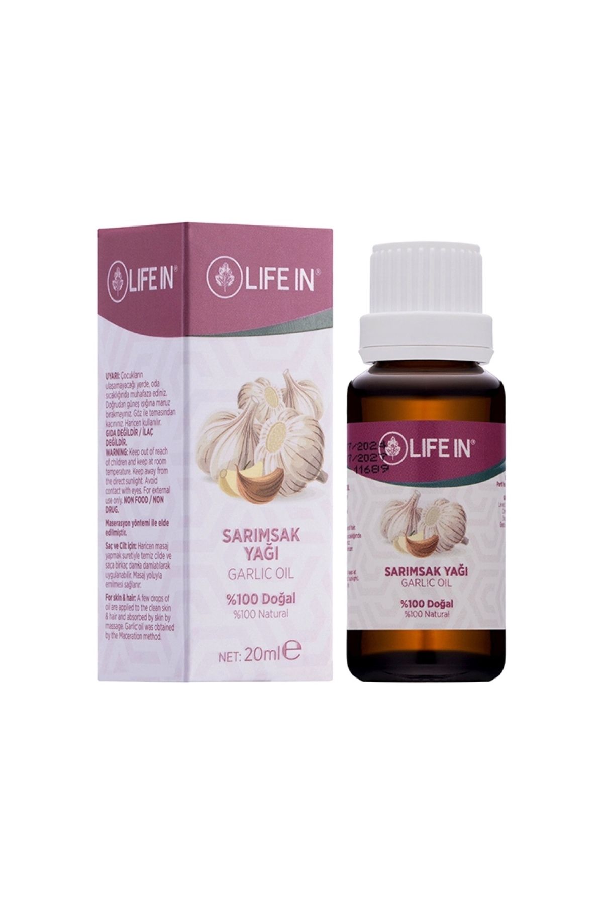 Life In Sarımsak Yağı 20ml
