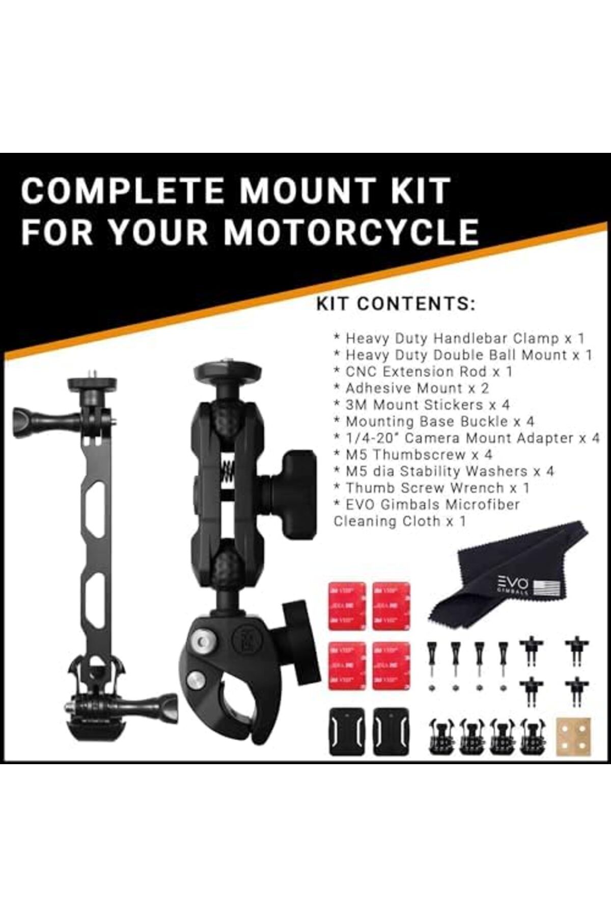 Insta360-Complete Mounting Kit for Insta360 ONE R/RS 360 Cameras 4