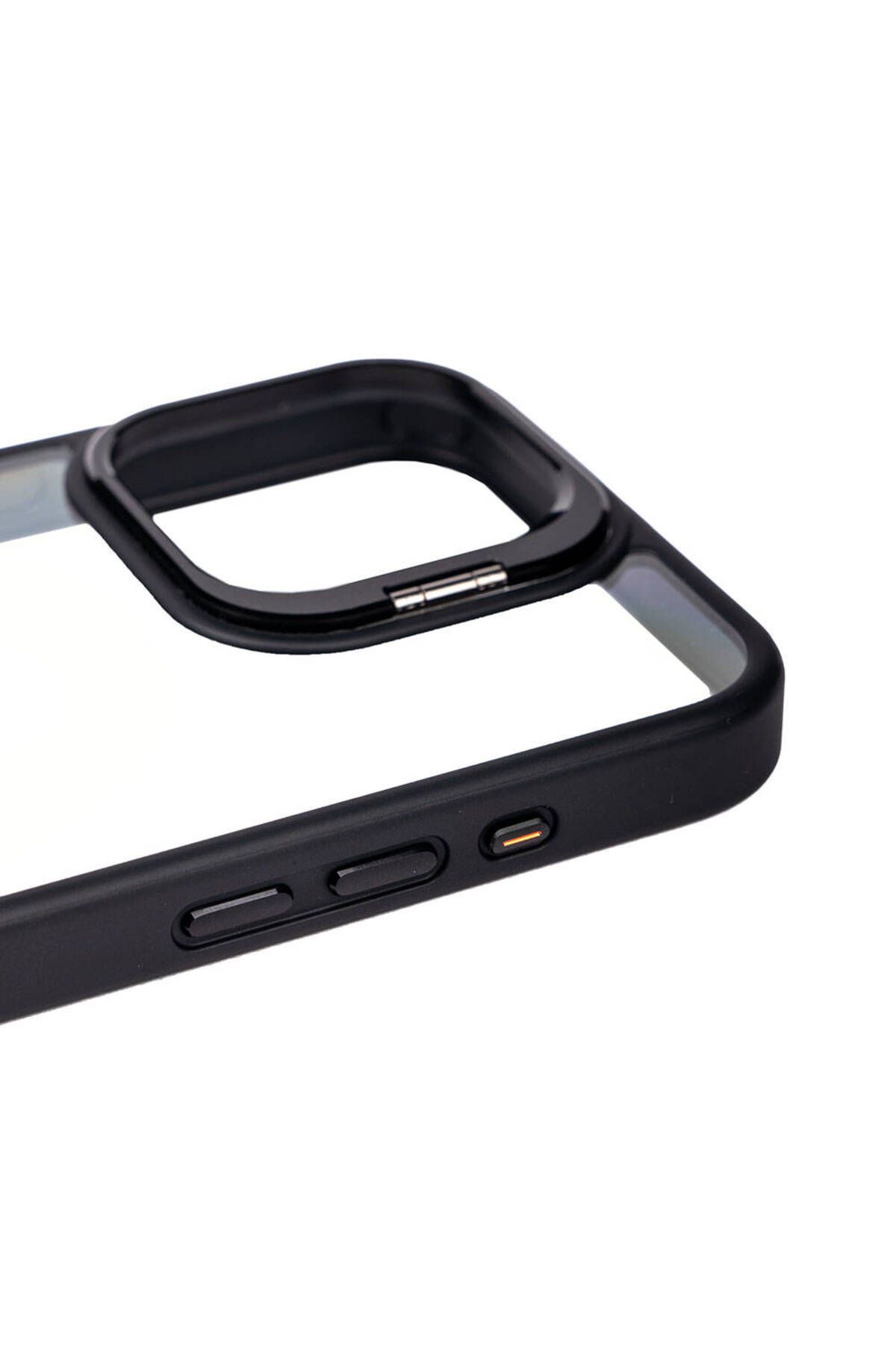 NovaTec Teknoloji IP 15 Pro – Kılıf Kamera Lens Korumalı Standlı Lensli Kapak