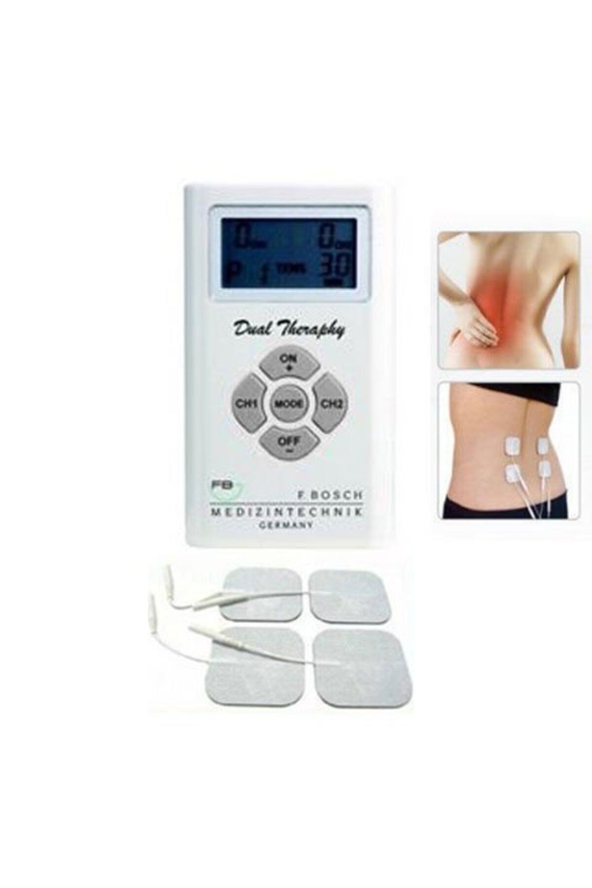 AboutThePerfect Çift Kanallı Elektriksel Stimulator, Kas Güçlendirme ve Rahatlatma Cihazı