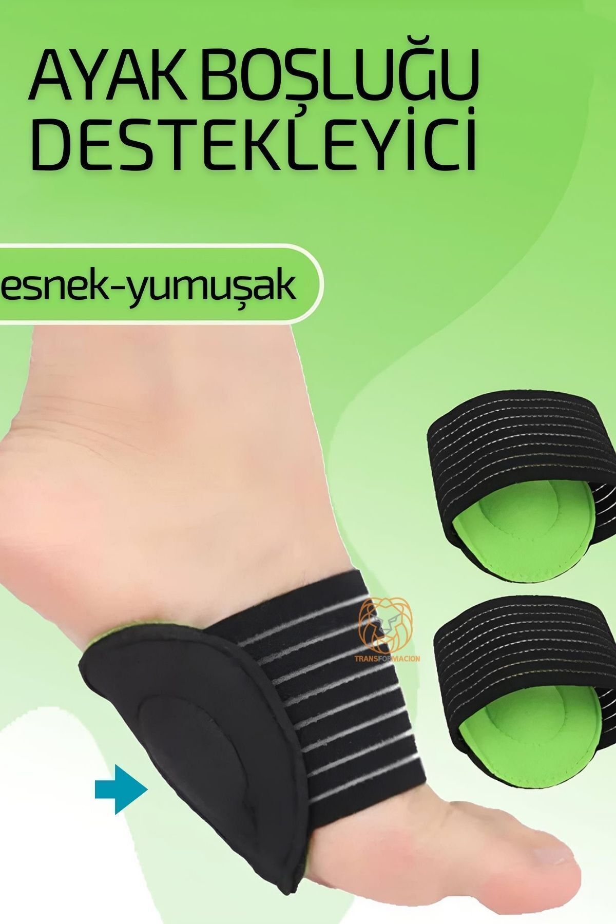 AboutThePerfect Esnek ve yumuşak ayak boşluğu desteği, rahatlatıcı konfor sağlar.