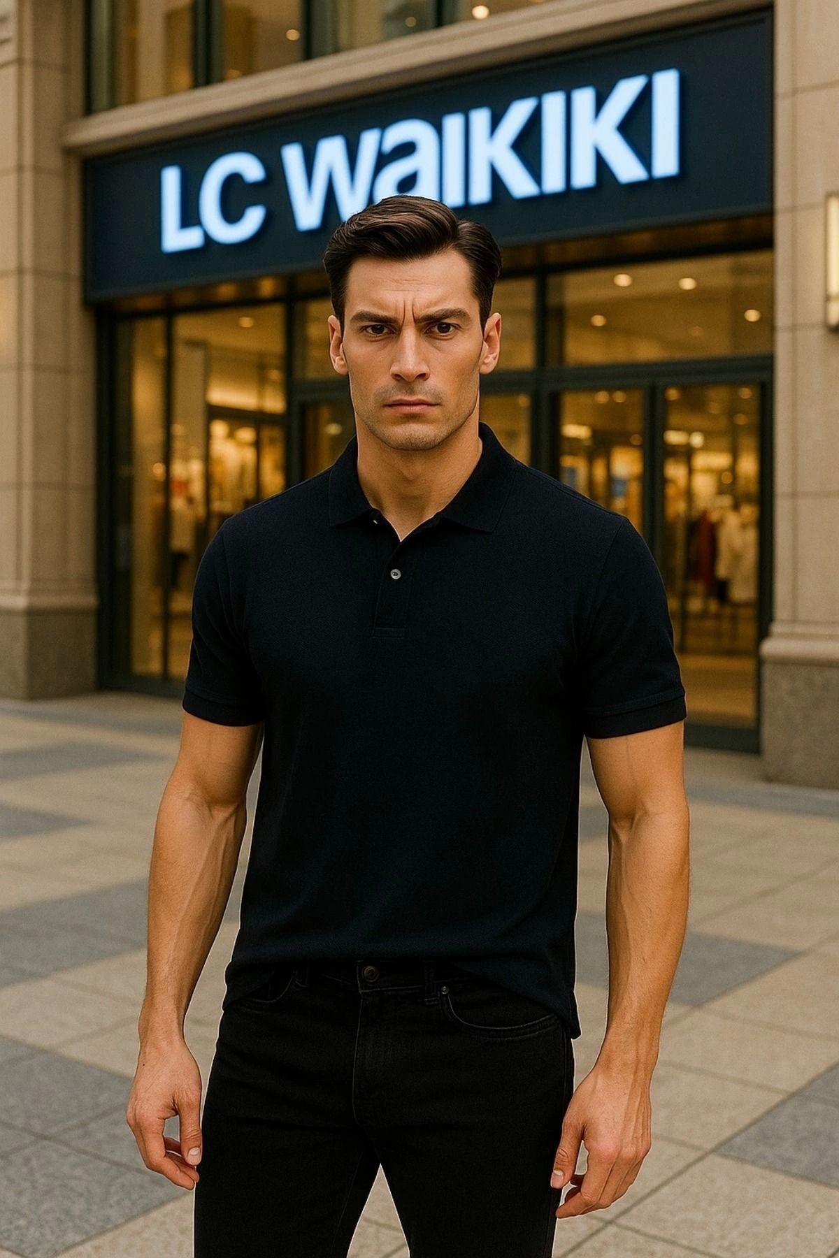 LC Waikiki LCWAIKIKI Yeni Sezon Pamuklu Basic Polo Yaka Erkek T-Shirt