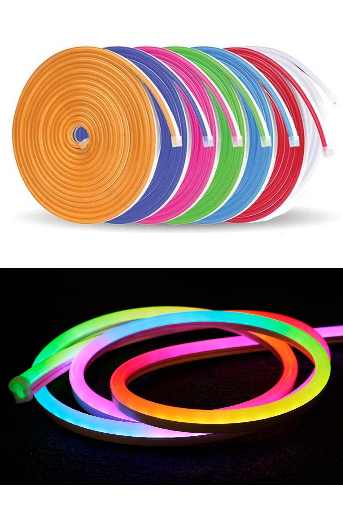 Forlife 96 LED NEON PİXEL ŞERİT LED ( 24V - 12W/MT ) RGB