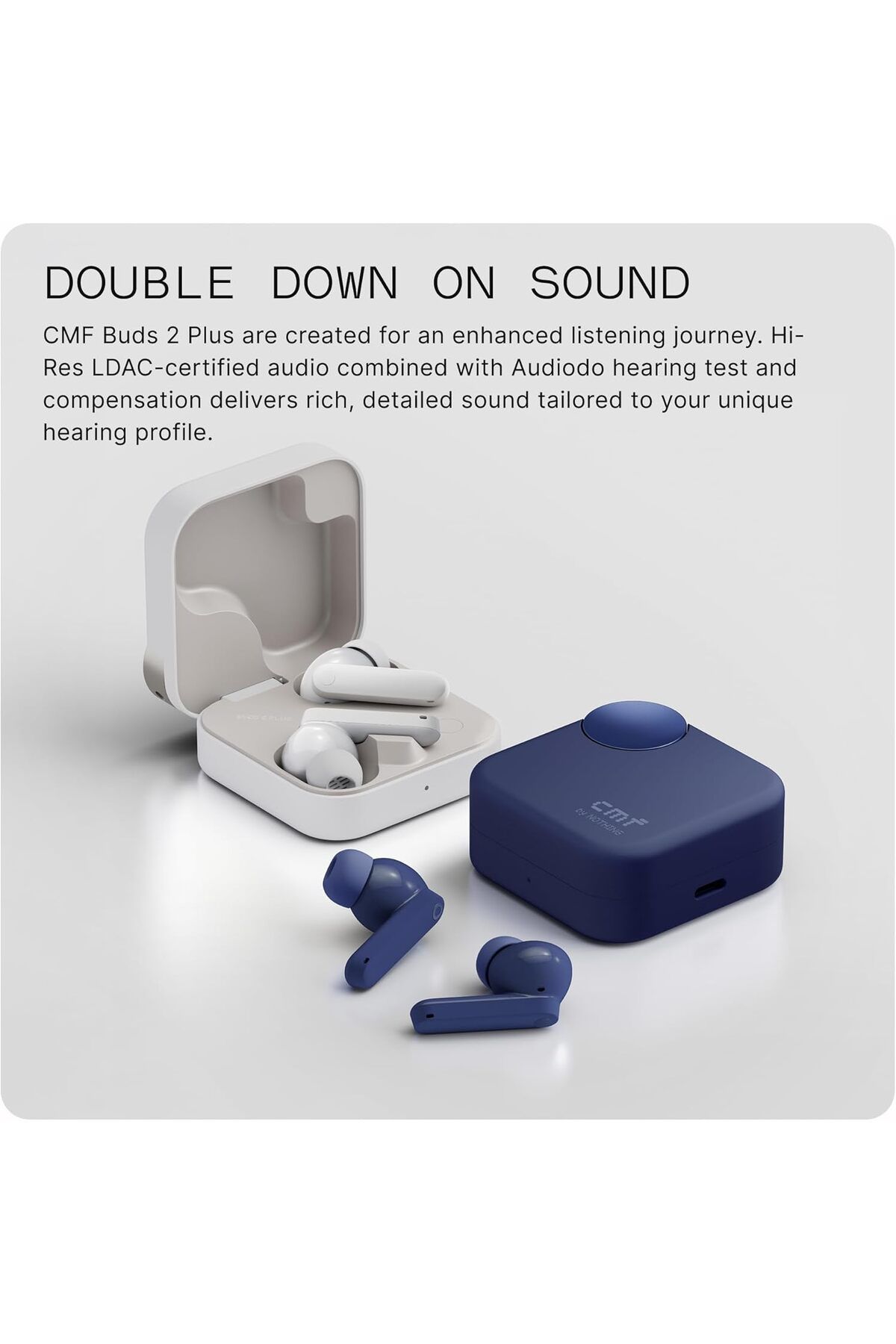 cmf by NOTHING-CMF Buds 2 Plus 2025 New Wireless Earbuds Adaptive Noise Cancelling, Hi-Res Audio Bluetooth Headphon 5