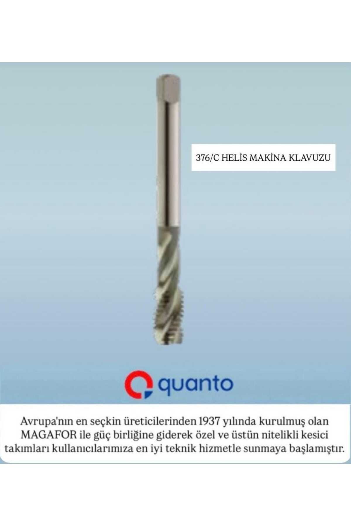 quanto M14x2 6H HSS-E DIN 376/C HELİS MAKİNE KLAVUZU