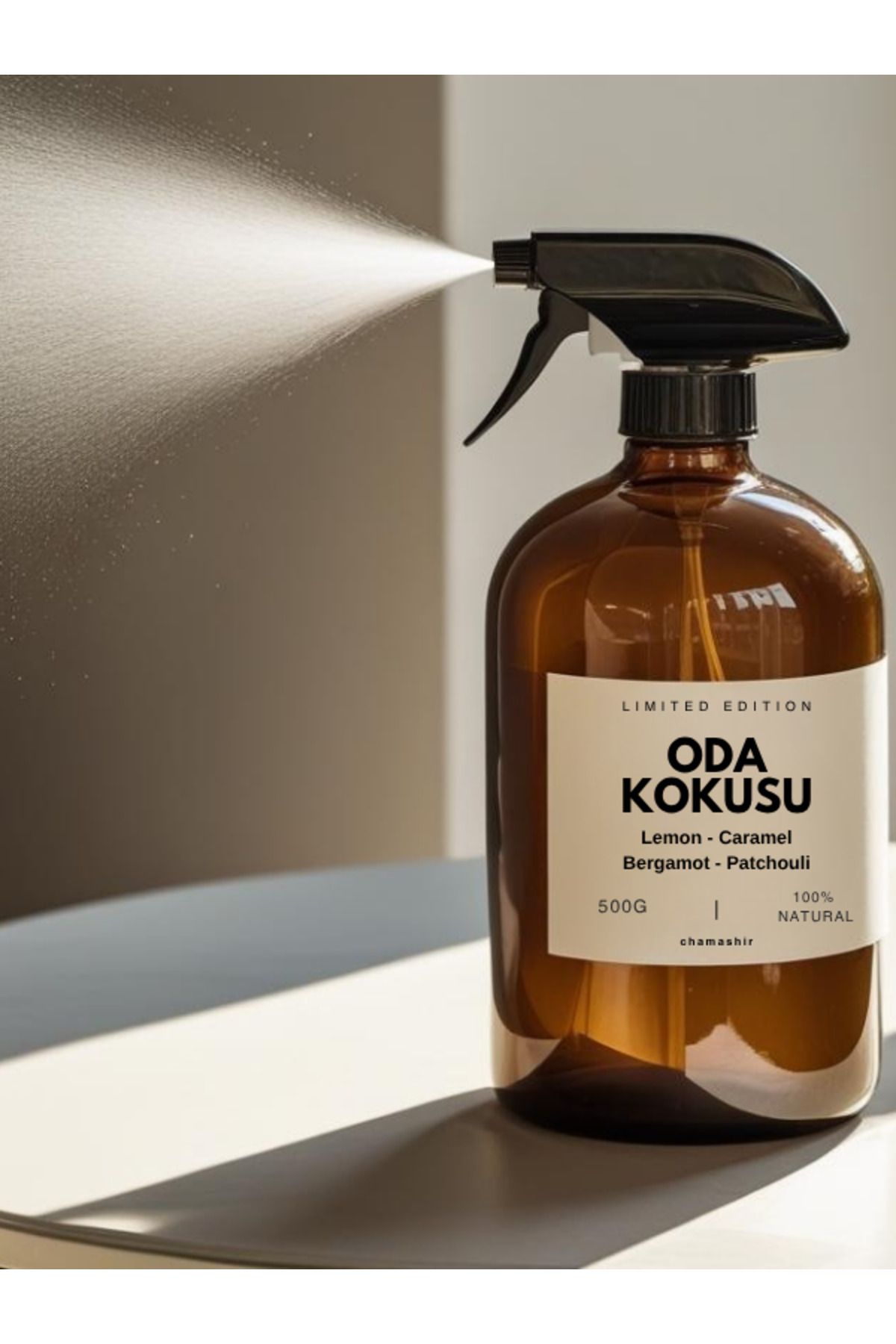 chamashir cleaning solutions Doğal ve Kalıcı Oda Kokusu – Ev, Ofis, Araba için Aromaterapi Etkili Ferahlatıcı Oda Spreyi
