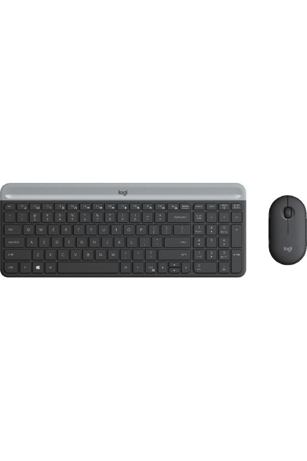 logitech-مجموعة MK470 Slim Wireless Combo Desktop (لوحة مفاتيح وماوس) 1