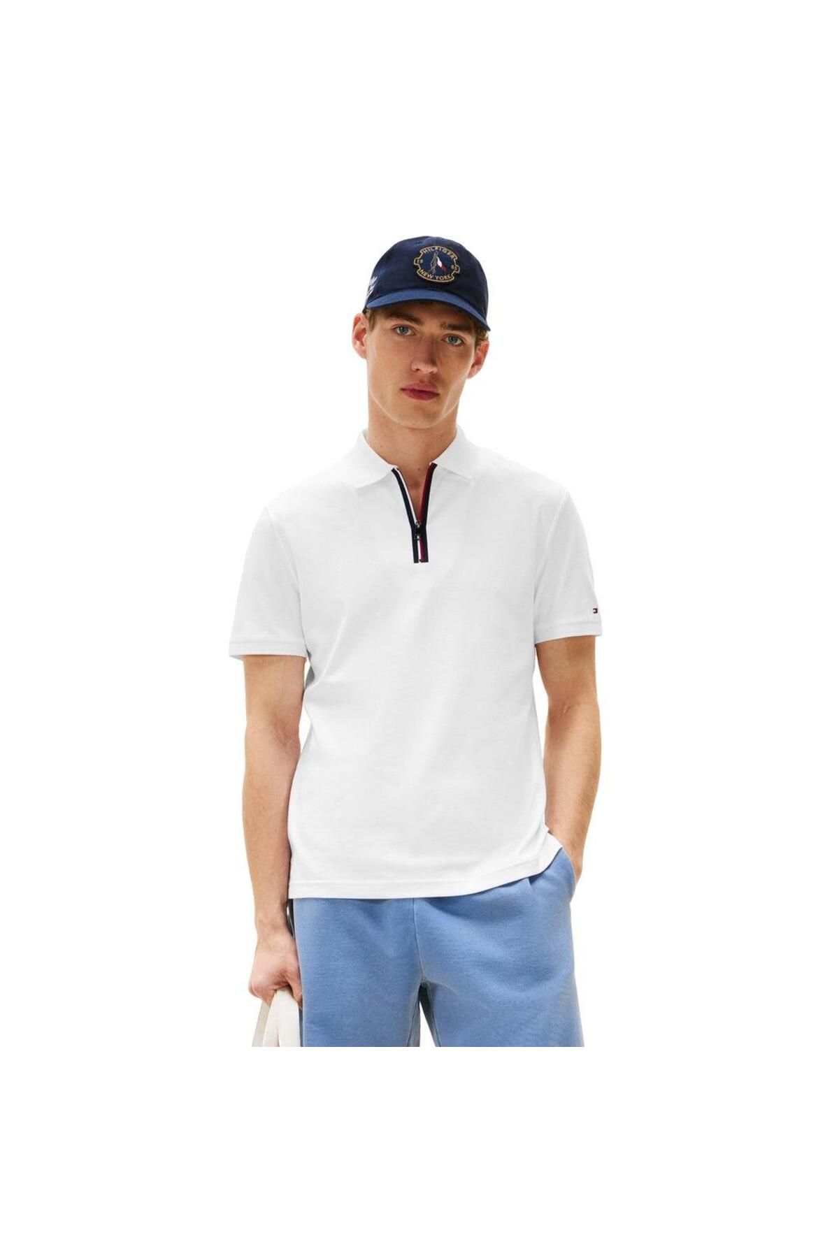 Tommy Hilfiger INTERLOCK ZIP REG POLO