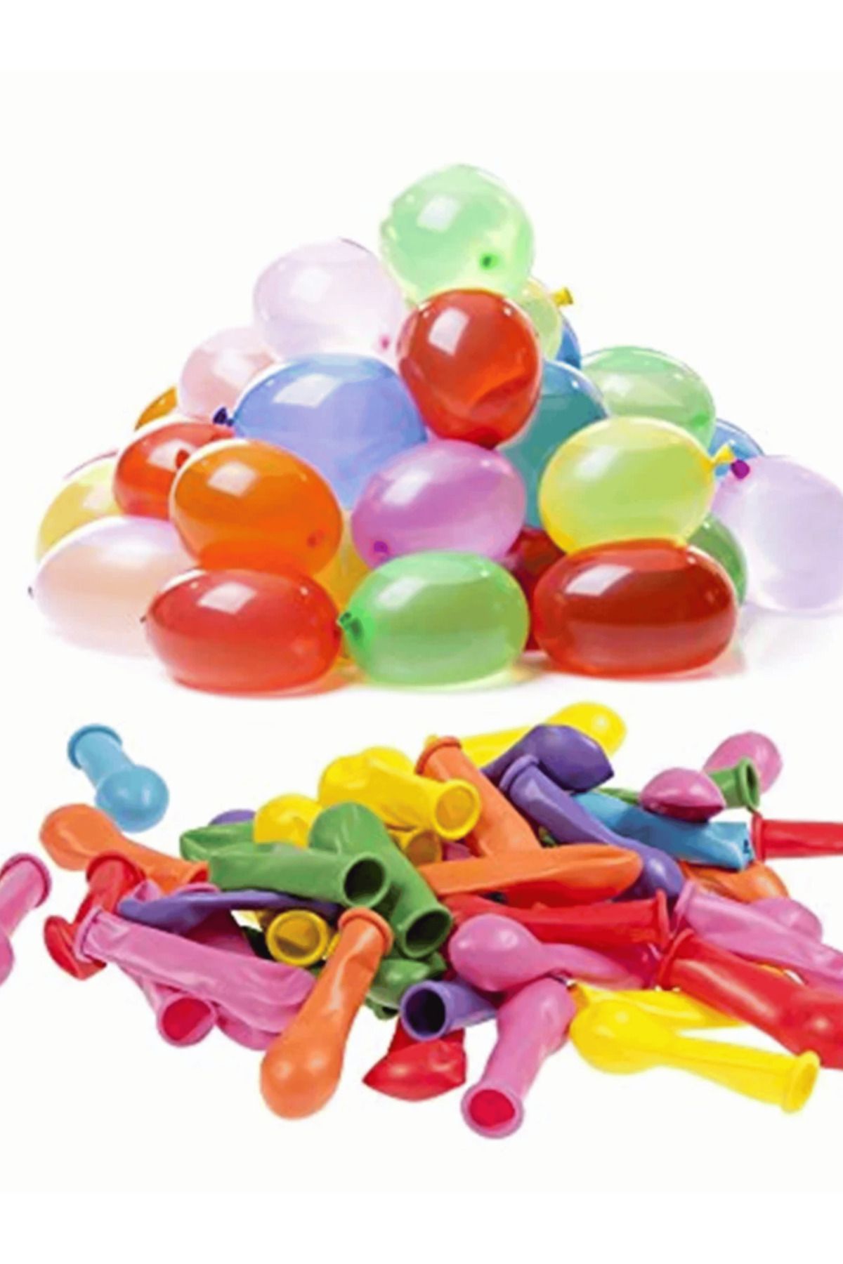 Bunloon 500 Adet Su Balonu Parti Doğum Günü Organizasyon Eğlence Baby Shower Aktivite Karışık Renkli