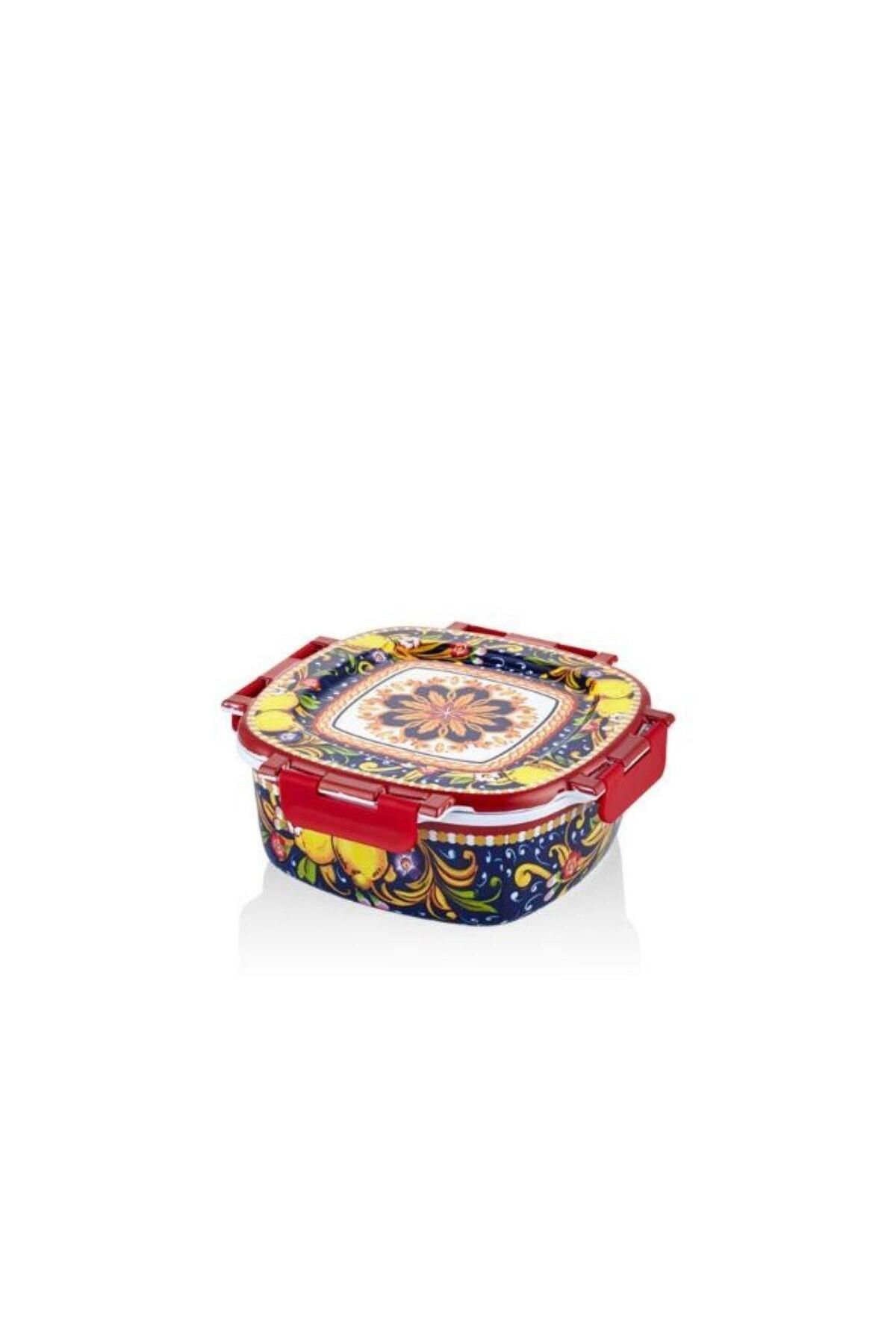 LAMEDORE Flavor Orta Boy Kare Saklama Kabı 20x20x7,5cm