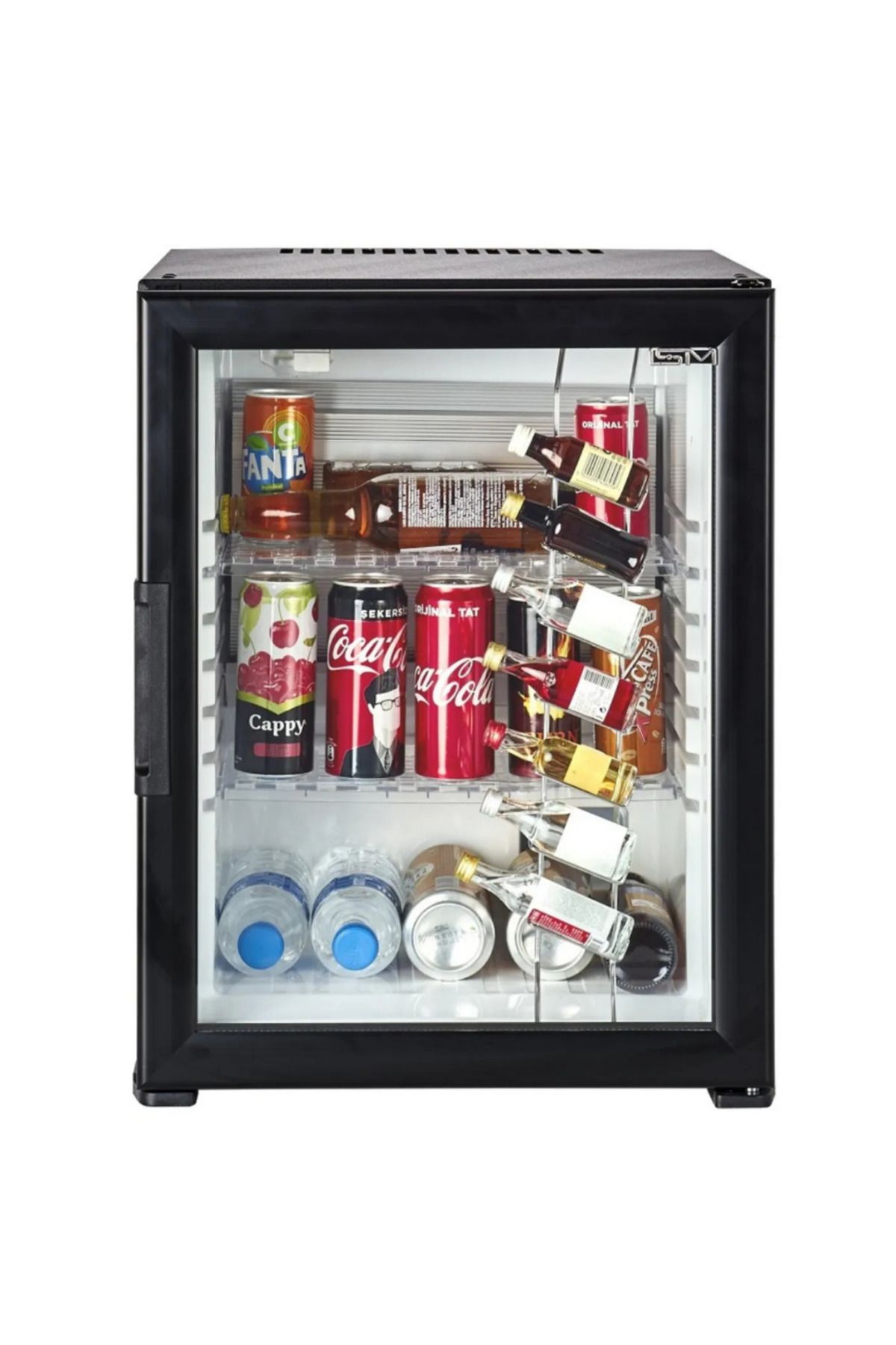 ISM İçecek Soğutucu Minibar Mini Buzdolabı Otel Tipi Cam Kapılı Sessiz Şarap Soğutucu