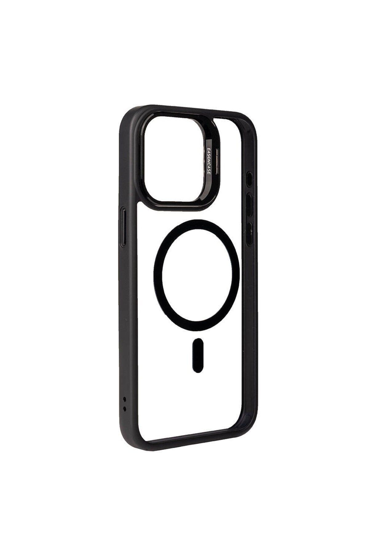 NovaTec Teknoloji IP 15 – Kılıf Kamera Lens Korumalı Standlı Lensli Kapak