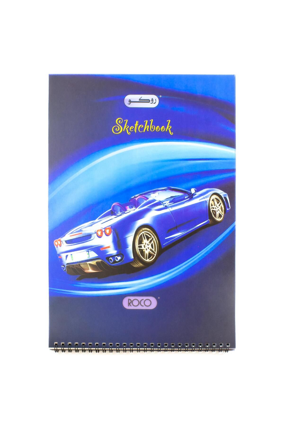 Roco-Sketch Pad – 16 White Sheets, 110 gsm, Perforated with Handle for Easy Carry and Use 2