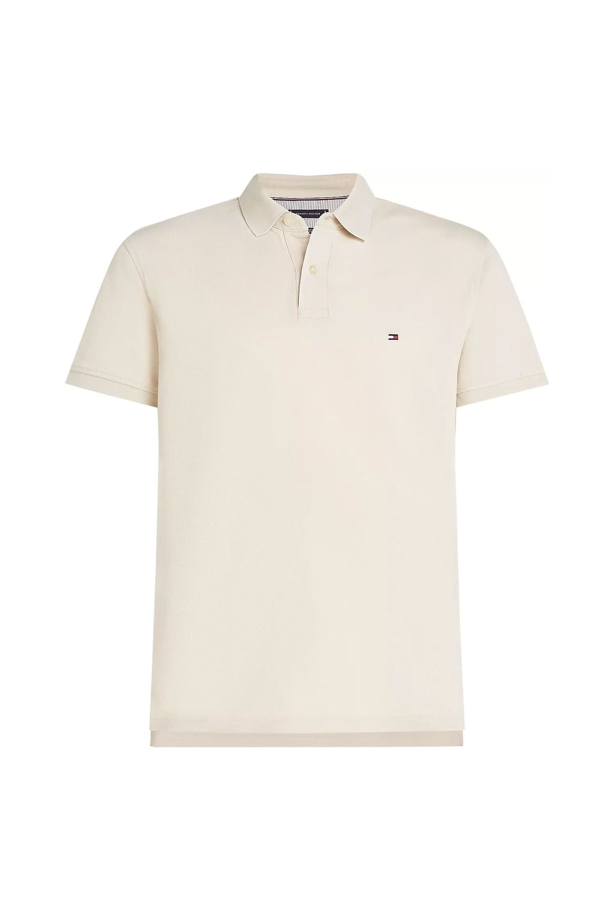 Tommy Hilfiger Erkek 1985 Slim Fit Polo Yaka T-Shirt - Krem