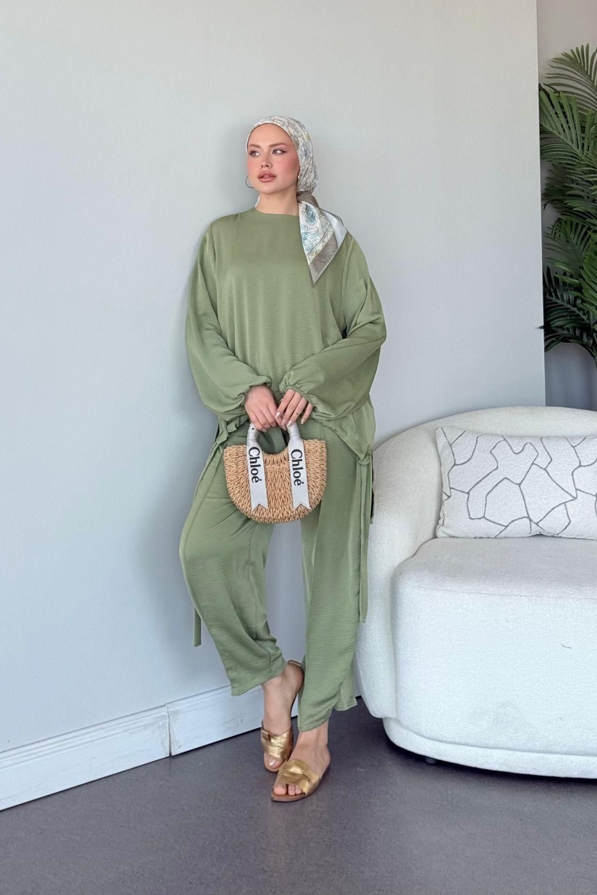 HAZA MODA Aytek Takım Mint