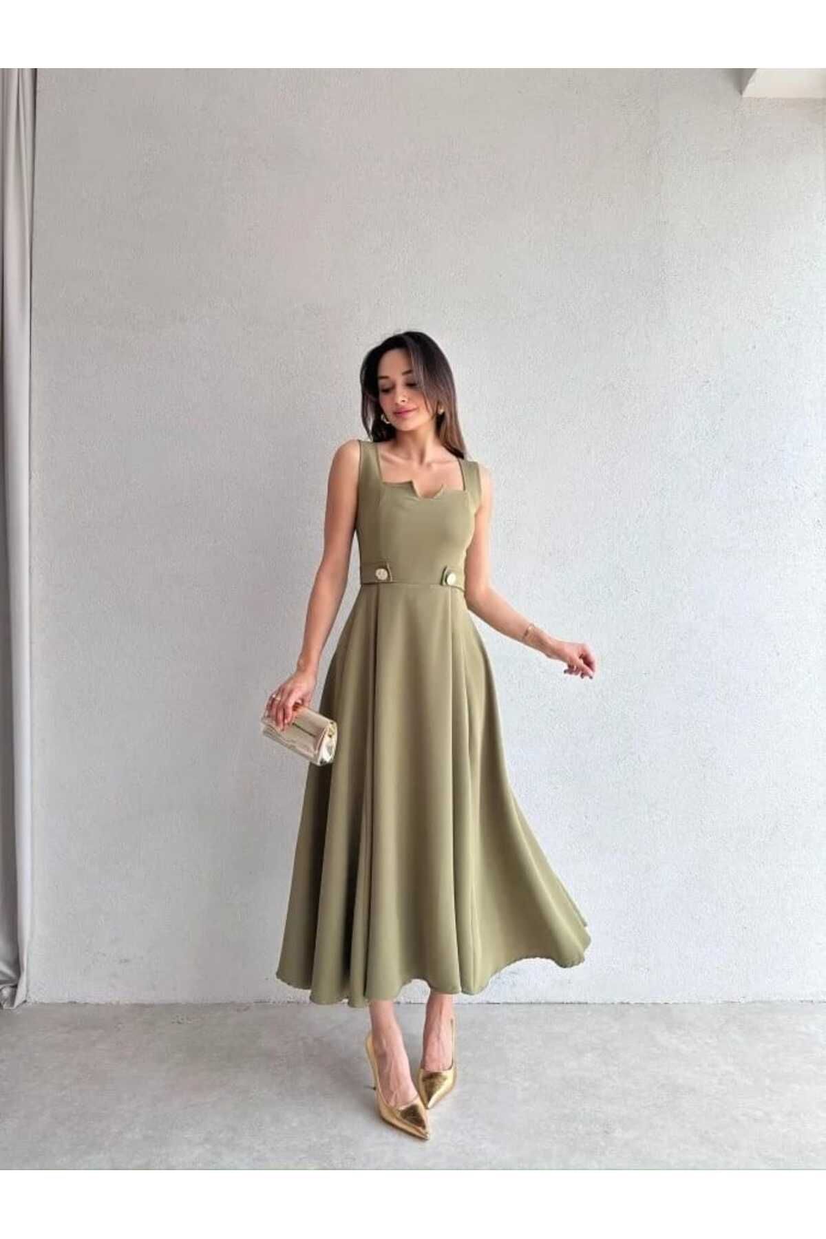 MODA DURAĞI CREW Midi Elbise