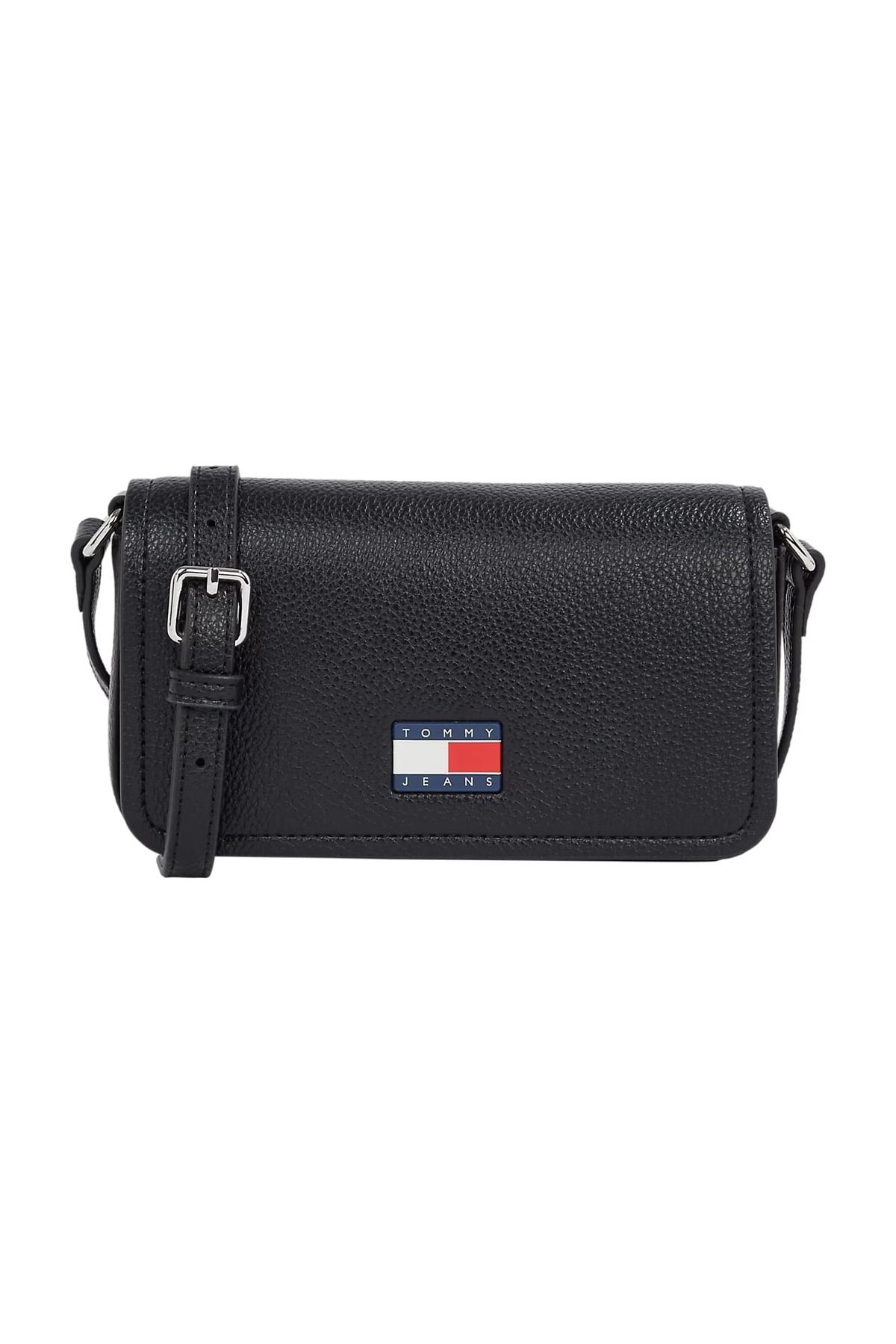 Tommy Hilfiger Kadın Must Flap Crossover Çapraz Çanta - Siyah