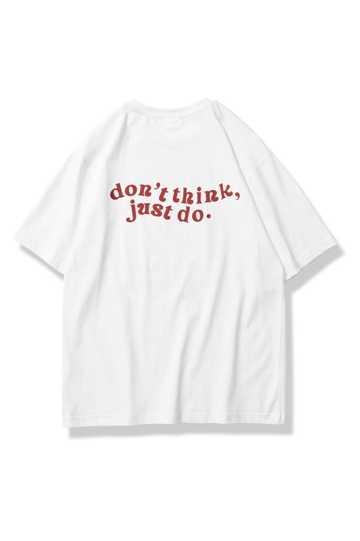 Bozz&Bozz Collection Unisex Oversize Don't Think Just Do T-shirt