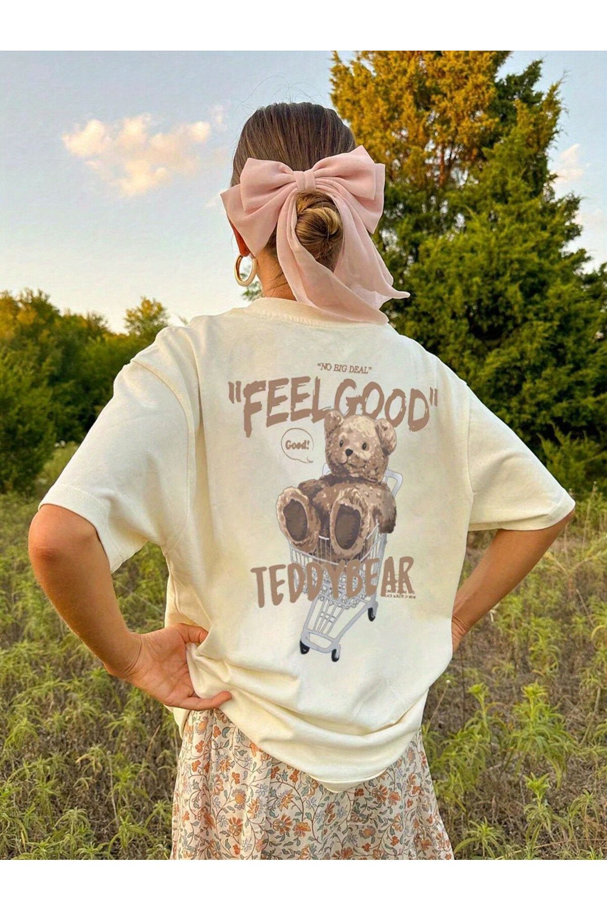 MODANİCA Çocuk Tişört Feel Good Baskılı