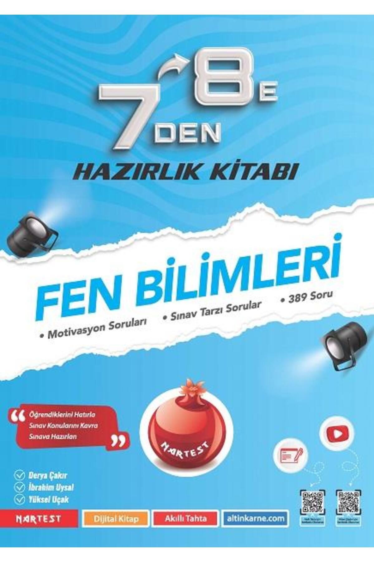 Nartest Yayınları Nartest Yayınları 7 Den 8 E Fen Bilimleri Hazırlık Kitabı