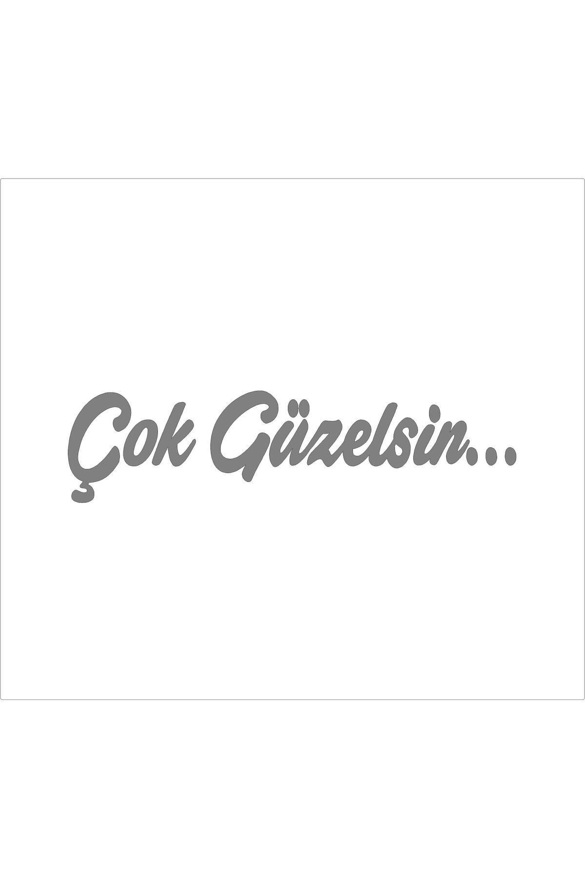 miyrem Oto Aksesuar - Çok Güzelsin Sticker 13 x 3 cm