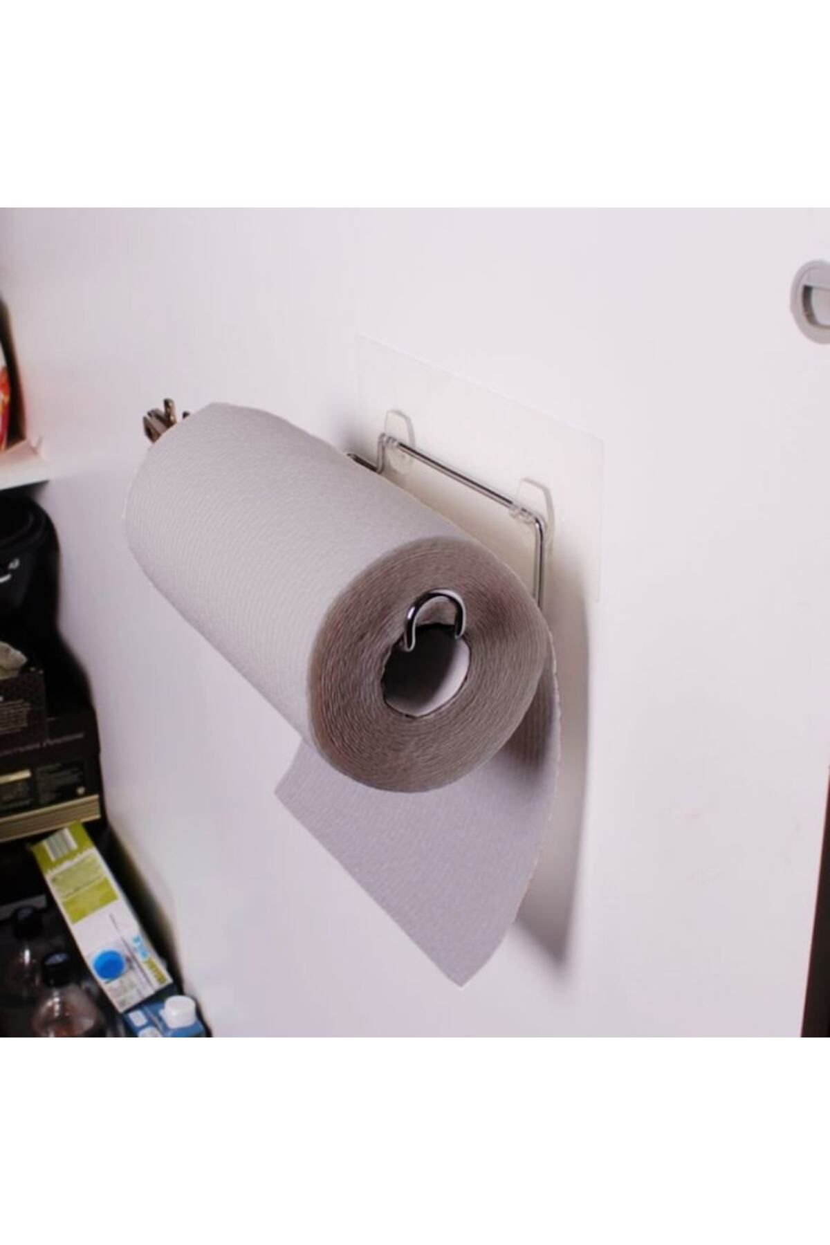 LYOBEST-Natural grey paper towel Jumbo Horeca, single roll, central unwinding, 780gr, 1 layer, Bax 6 pcs 4