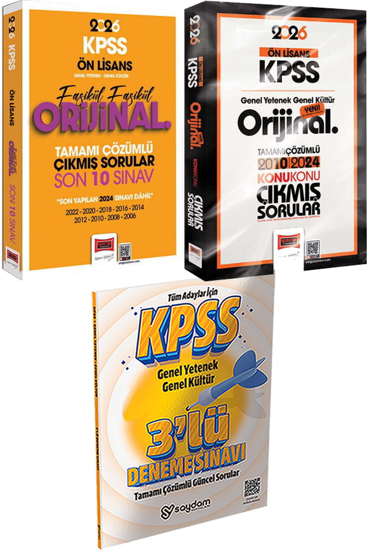 Yargı Yayınları Fasikül Fasikül Orijinal Çıkmış Son 10 Sınav - Ön Lisans Orijinal 2010-2024 Konu Konu Çıkmış