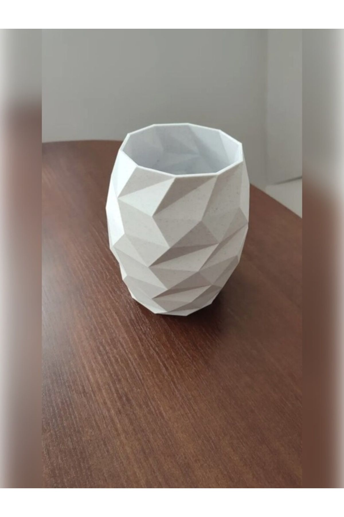 Shapely3D Geometrik Çokgen Yüzeyli Modern 3D Saksı