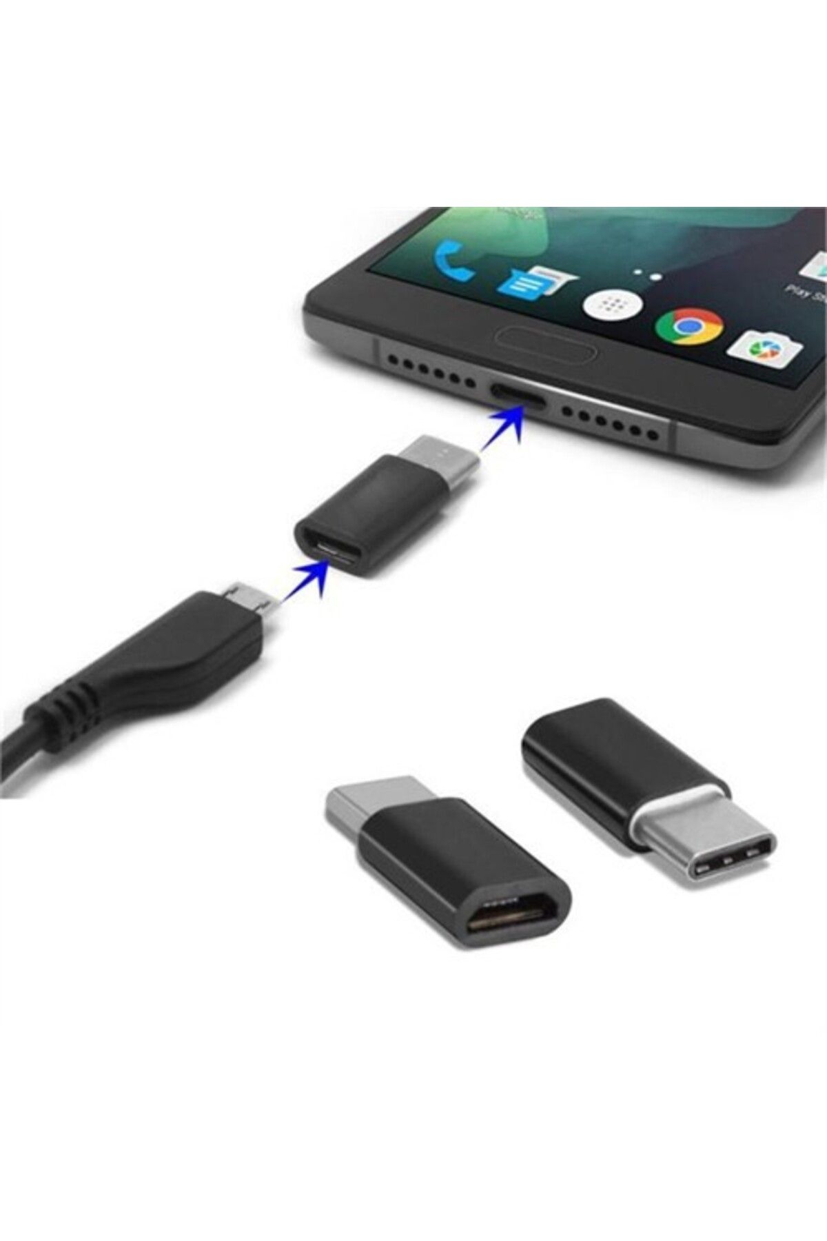 Mykablo Micro USB Dişi To USB 3.1 Type-C Erkek Aparat