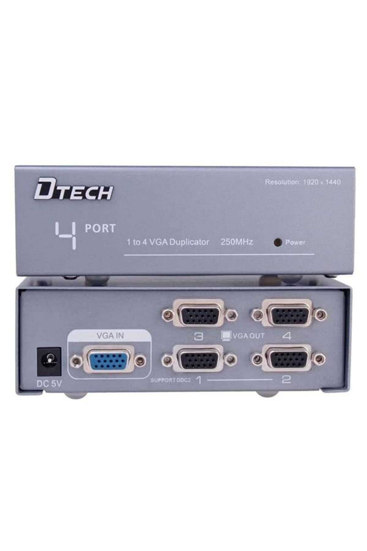 Pazarcan Powermaster 250Mhz 1To4 Vga Splitter Dağıtıcı Monitör Çoklayıcı