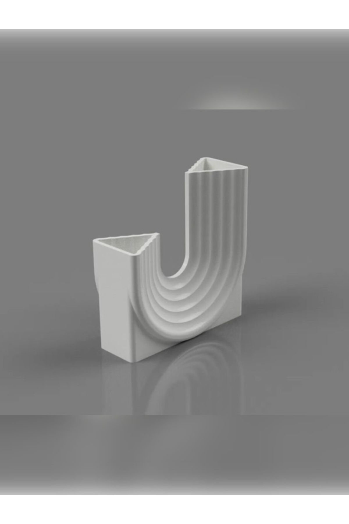Shapely3D Harf Formlu Modern Dekoratif Vazo
