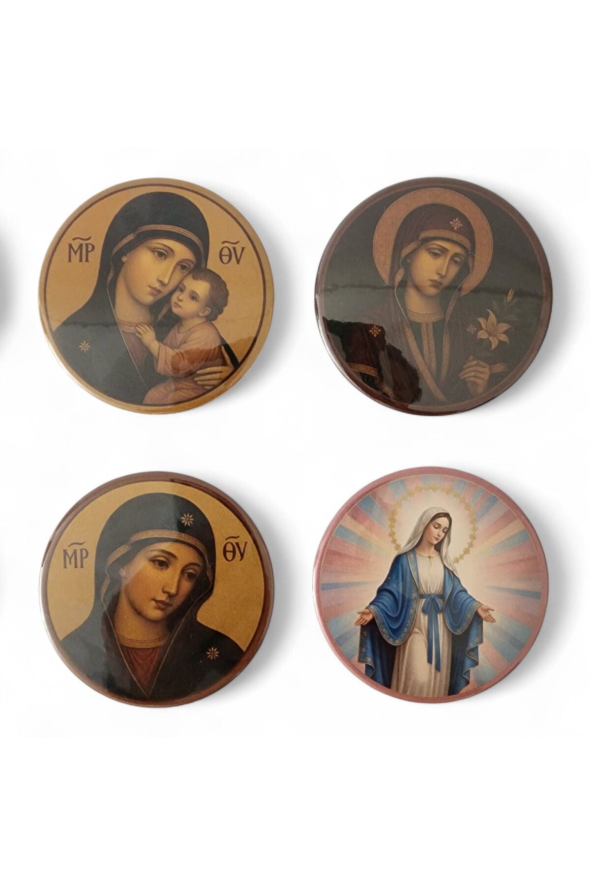 Hedea Meryem Ana Magnet 2.Set - 4'lü Meryem Ana Magnet