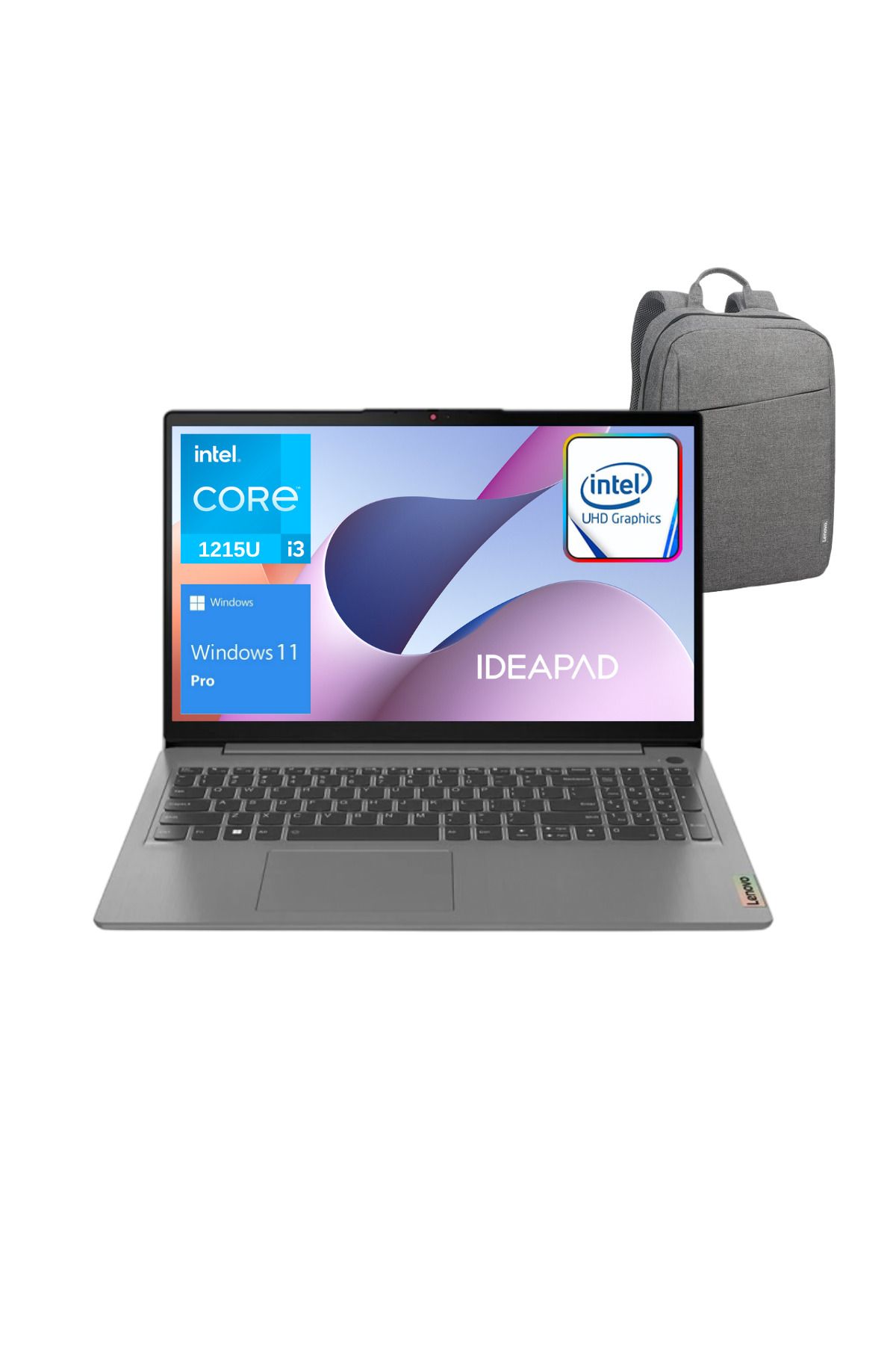 LENOVO IP 3 15IAU7WZ3 Intel Core i3 1215U 16GB 512GB SSD 15.6" FHD Win11 Pro Laptop - Lenovo Çanta
