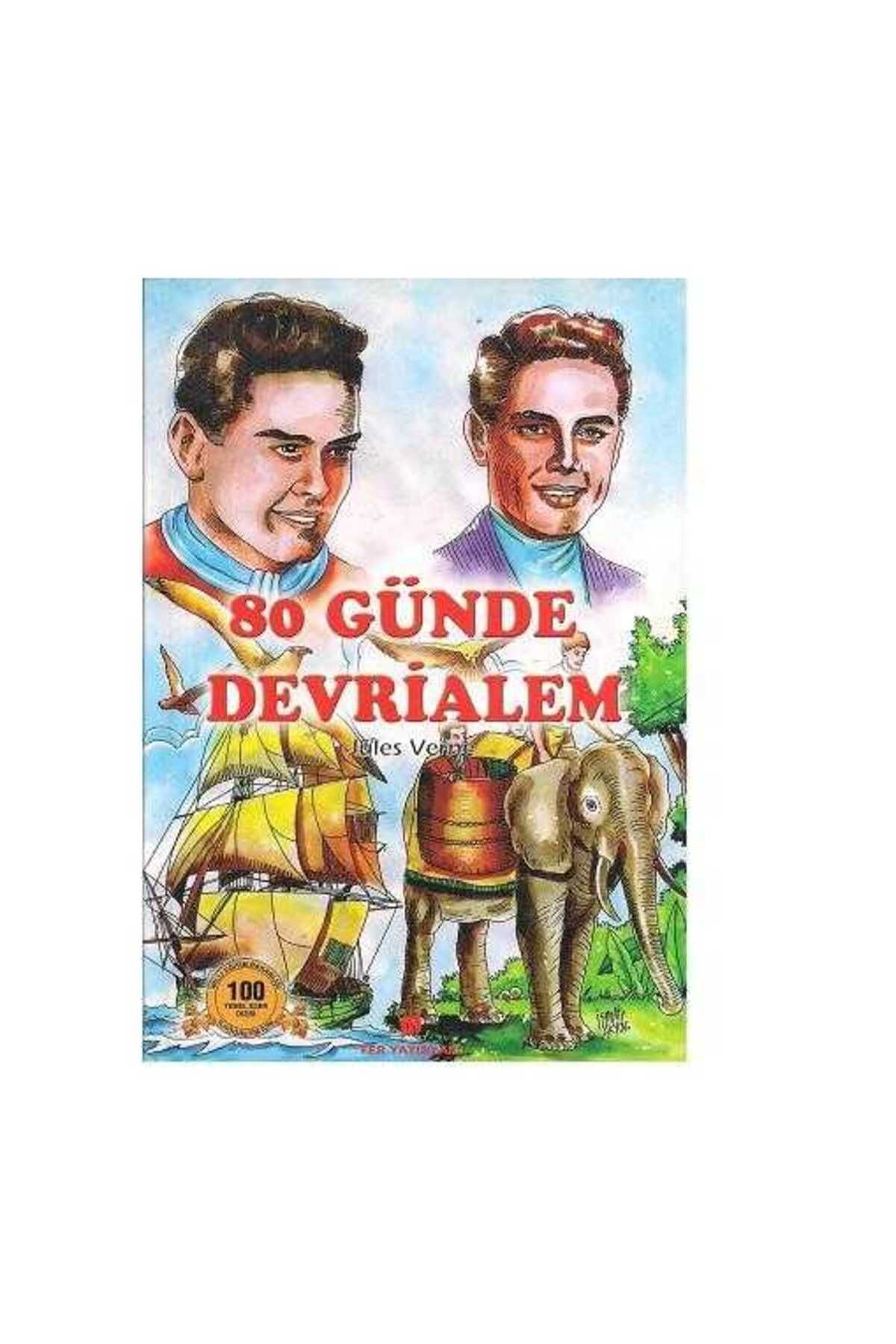Türk Dil Kurumu Yayınları 80 Günde Devrialem - Jules Verne