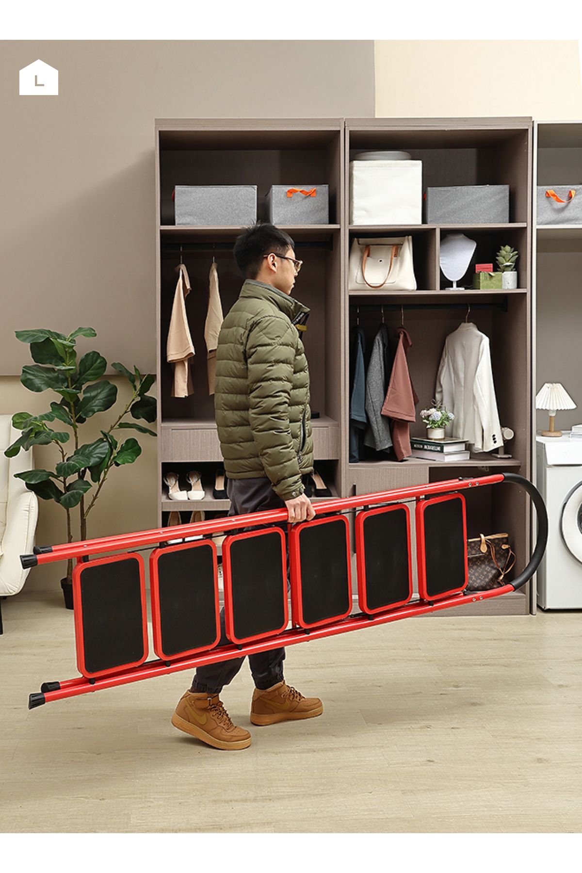 Lawazim-Folding Ladder – Compact, Safe, and Versatile Step Stool for Everyday Use 7