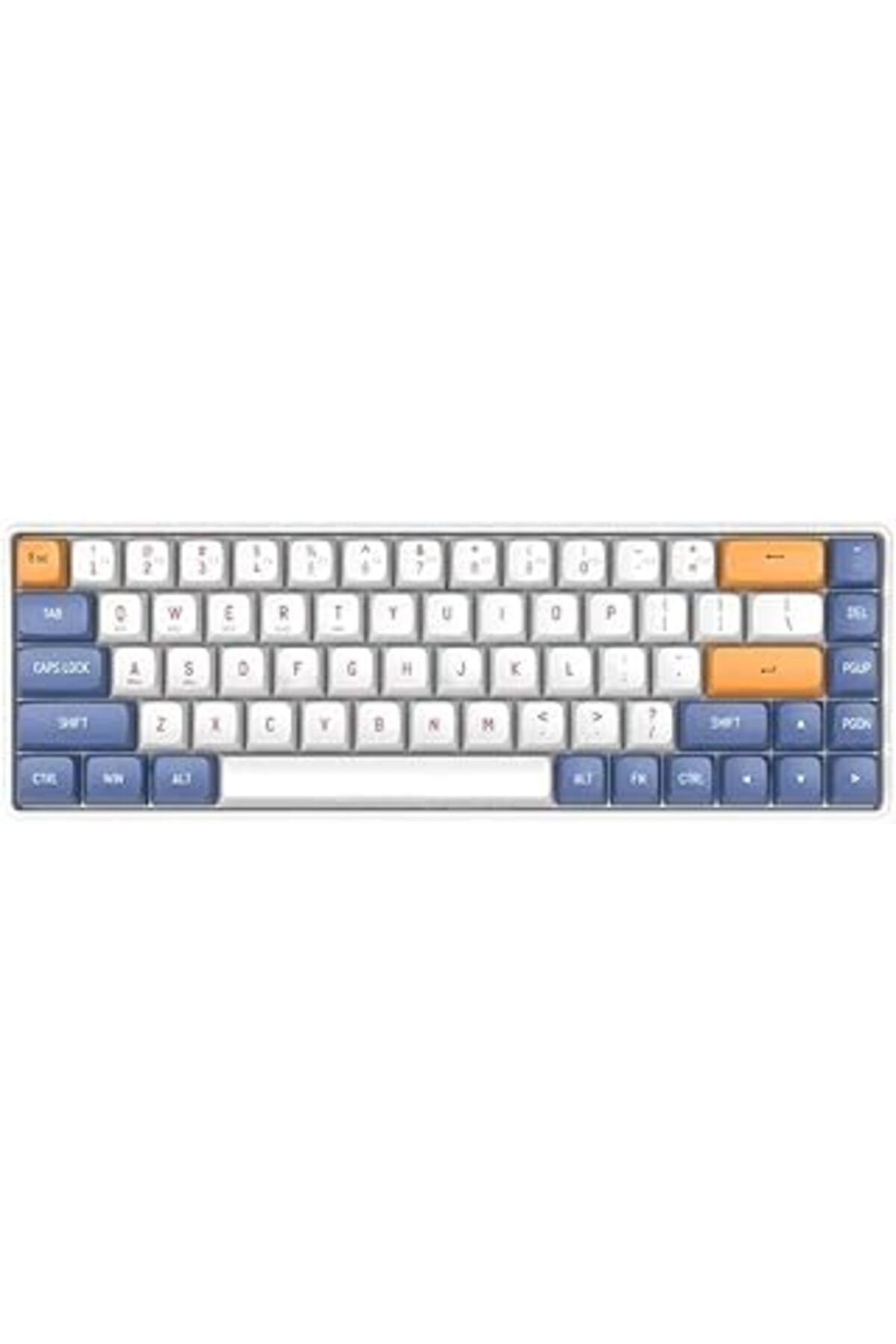 Roses Store Aigo A68 Starry Blue Mekanik Klavye Yellow Switch (İngilizce)
