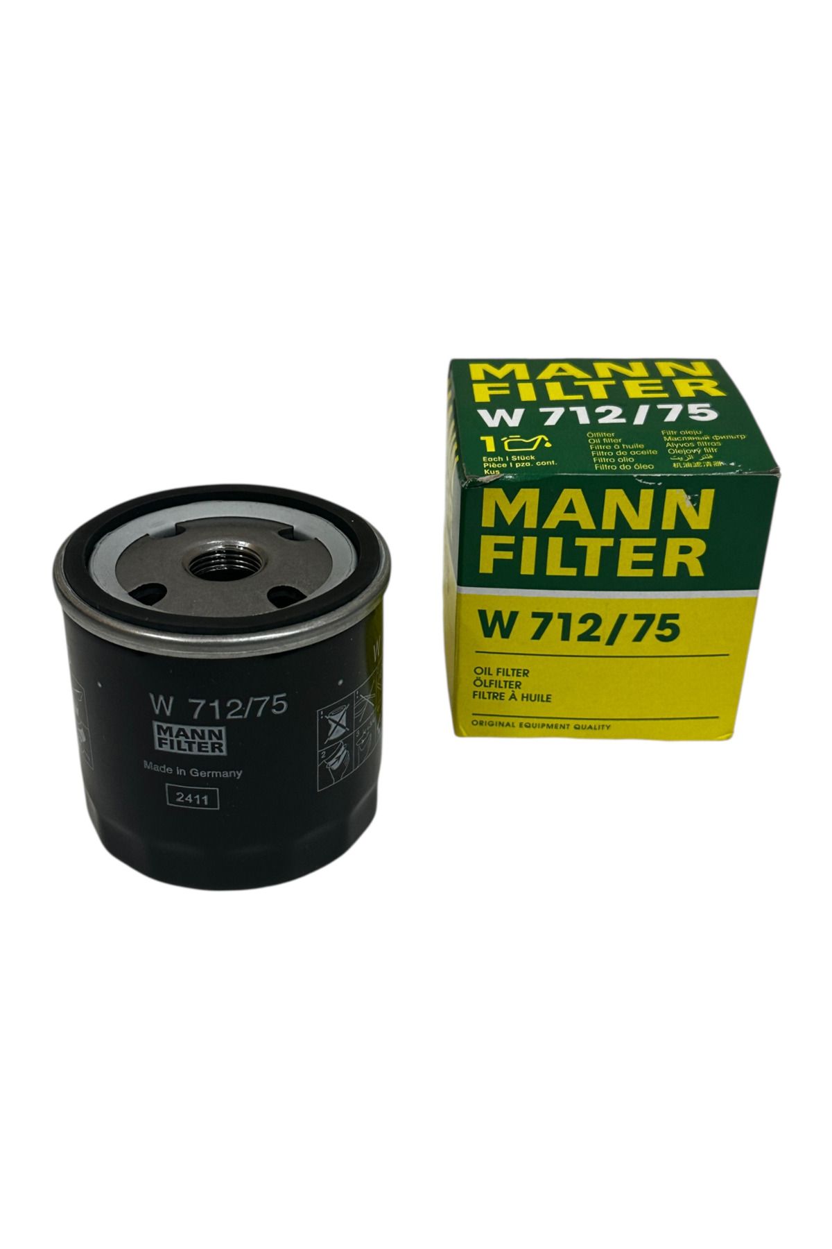 MANN Opel Vectra C Yağ Filtresi Mann Marka W712/75