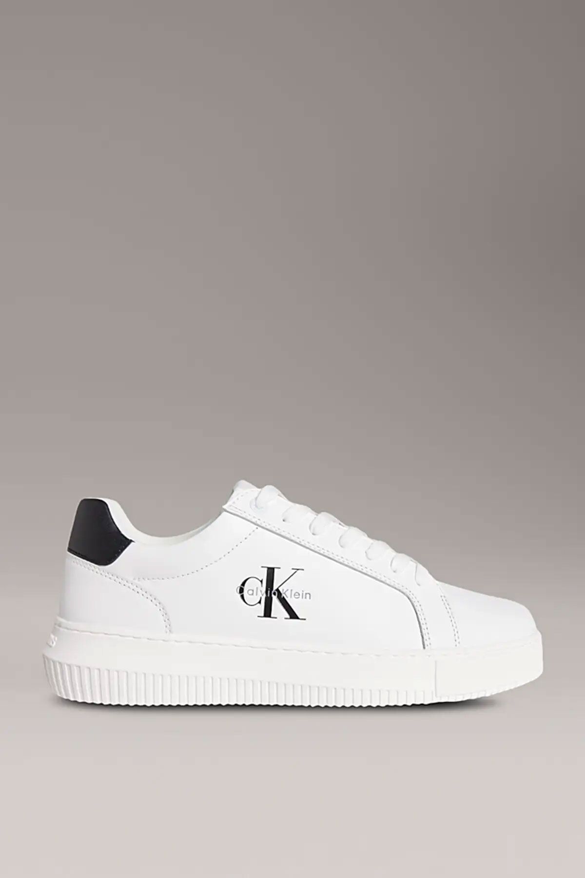 Calvin Klein Erkek Chunky Cupsole Sneaker Ayakkabı - Beyaz